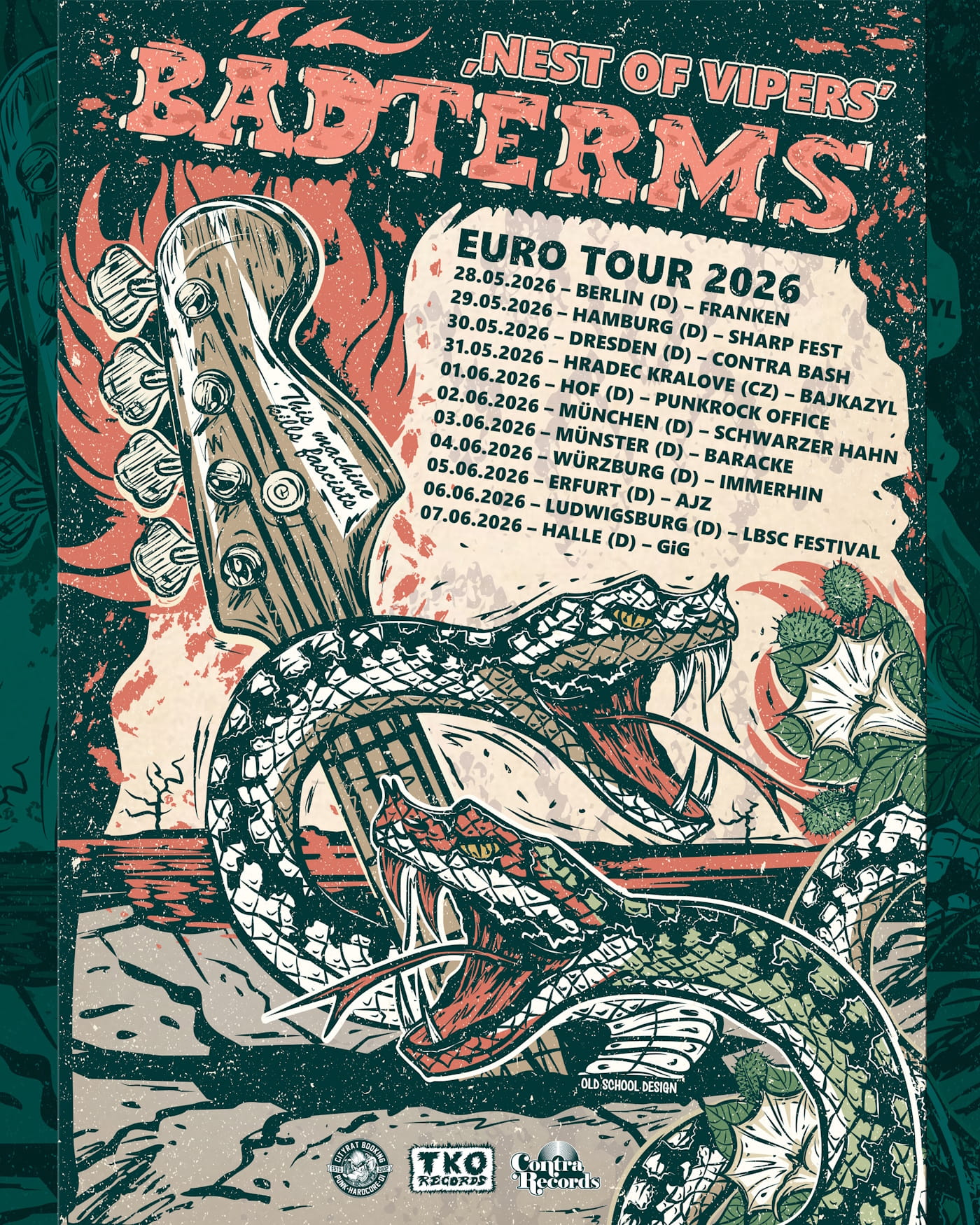 Boston rock'n'roll skinheads BADTERMS premiere "Nest of Vipers" ahead of European tour 1 BADTERMS