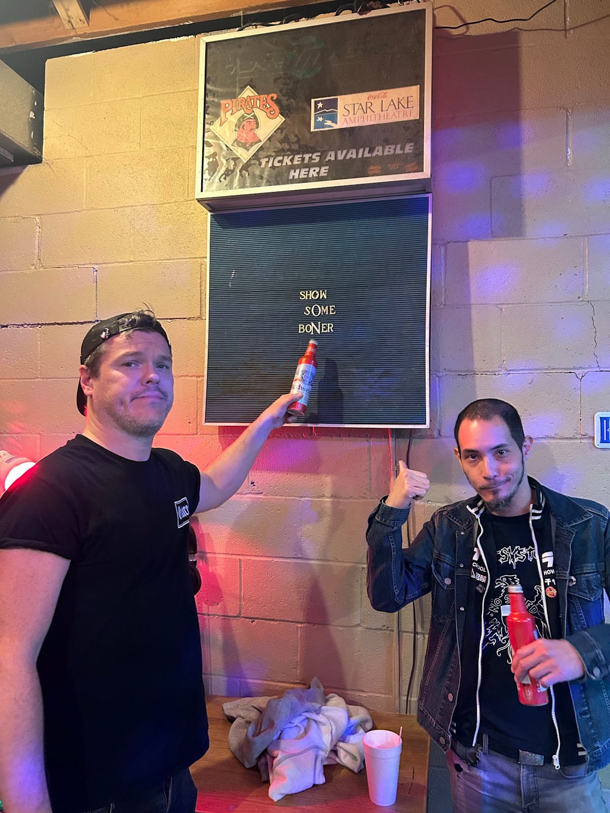 CASH BRIBE turn a wedding joke into a blown-out live document on “White Wedding” 5 Kirk and Brian at the show in Pittsburgh