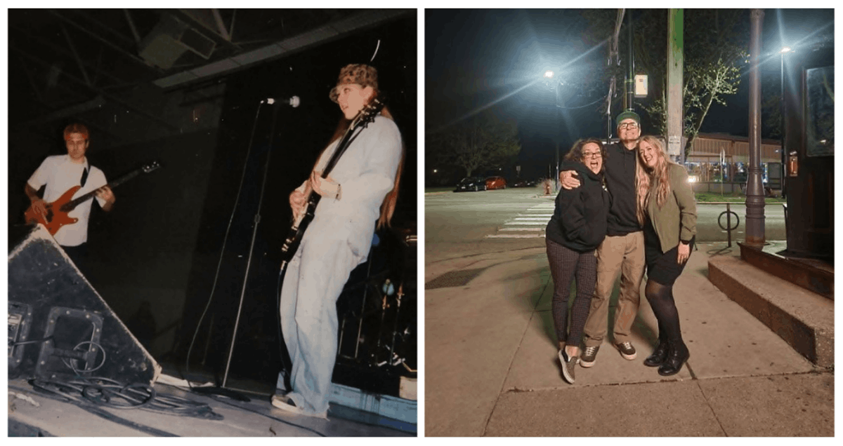 Still Doing It: Micro-Tours in Your Forties 6 James and Chantal Caption: Then & Now, James and Chantal in 1996 vs. 2026.