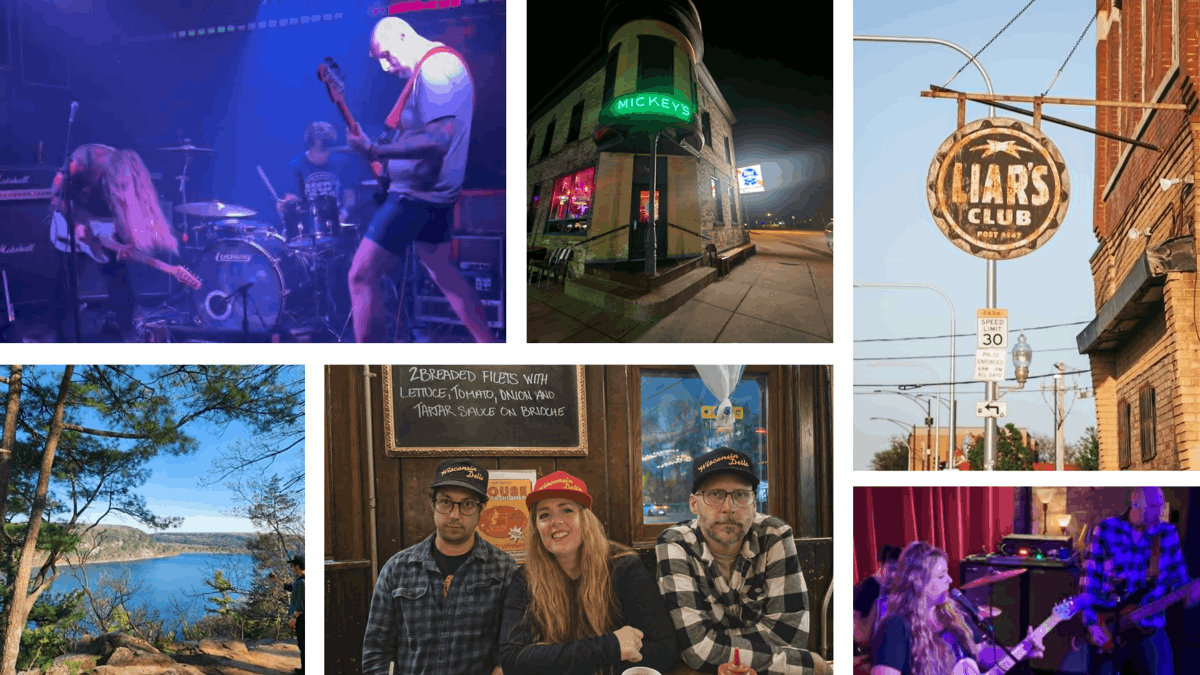 Still Doing It: Micro-Tours in Your Forties 5 Venue and Performance Montage Caption: Illinois and Wisconsin performance highlights.