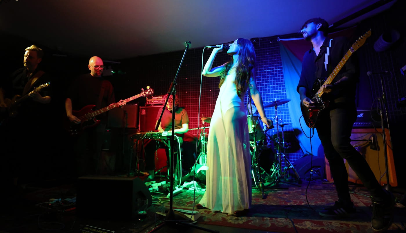 WaterDeer - live photo by Don Blandford