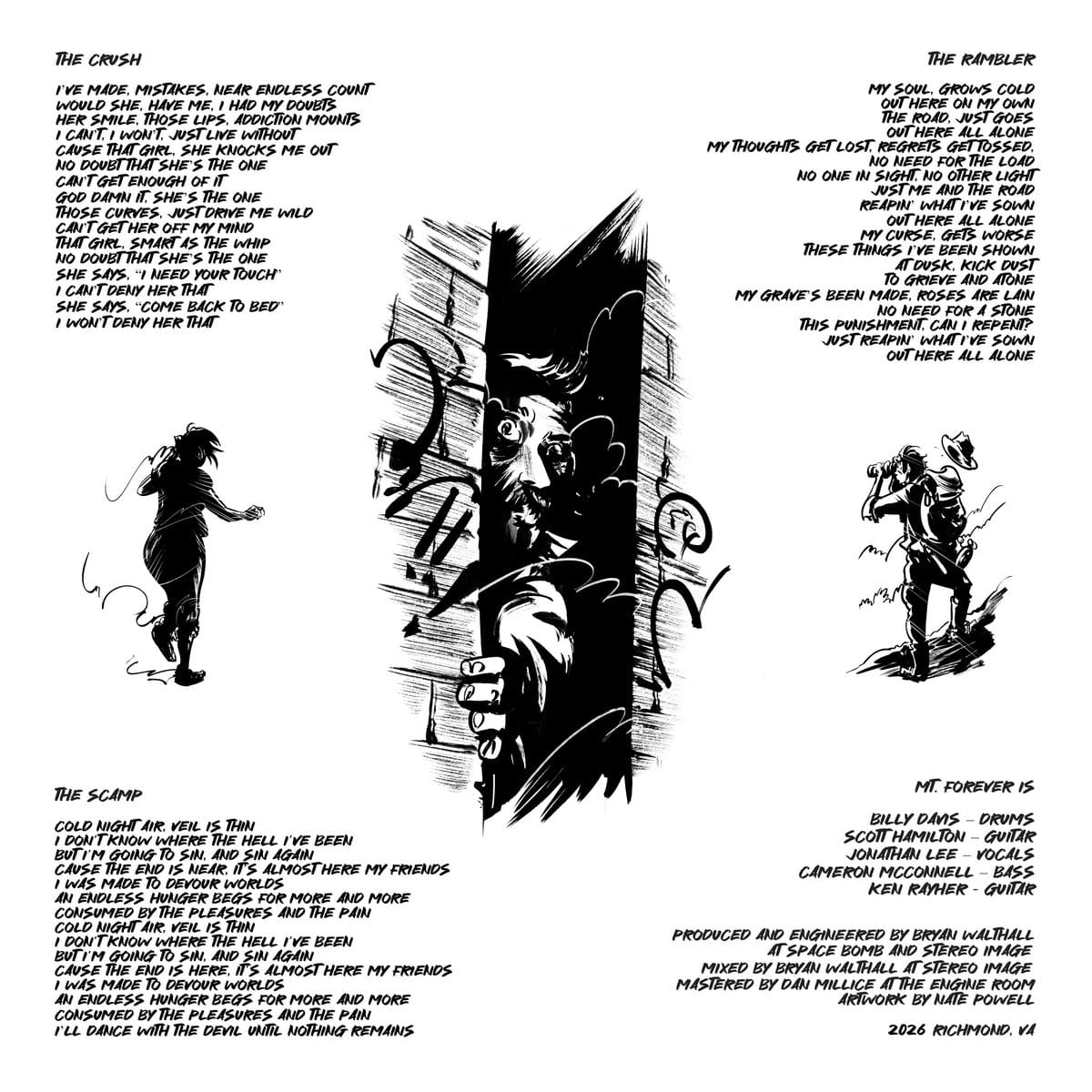 Richmond's doom stoners MT. FOREVER populate debut LP with cursed characters and a fictional Southern town 2 Mt. Forever