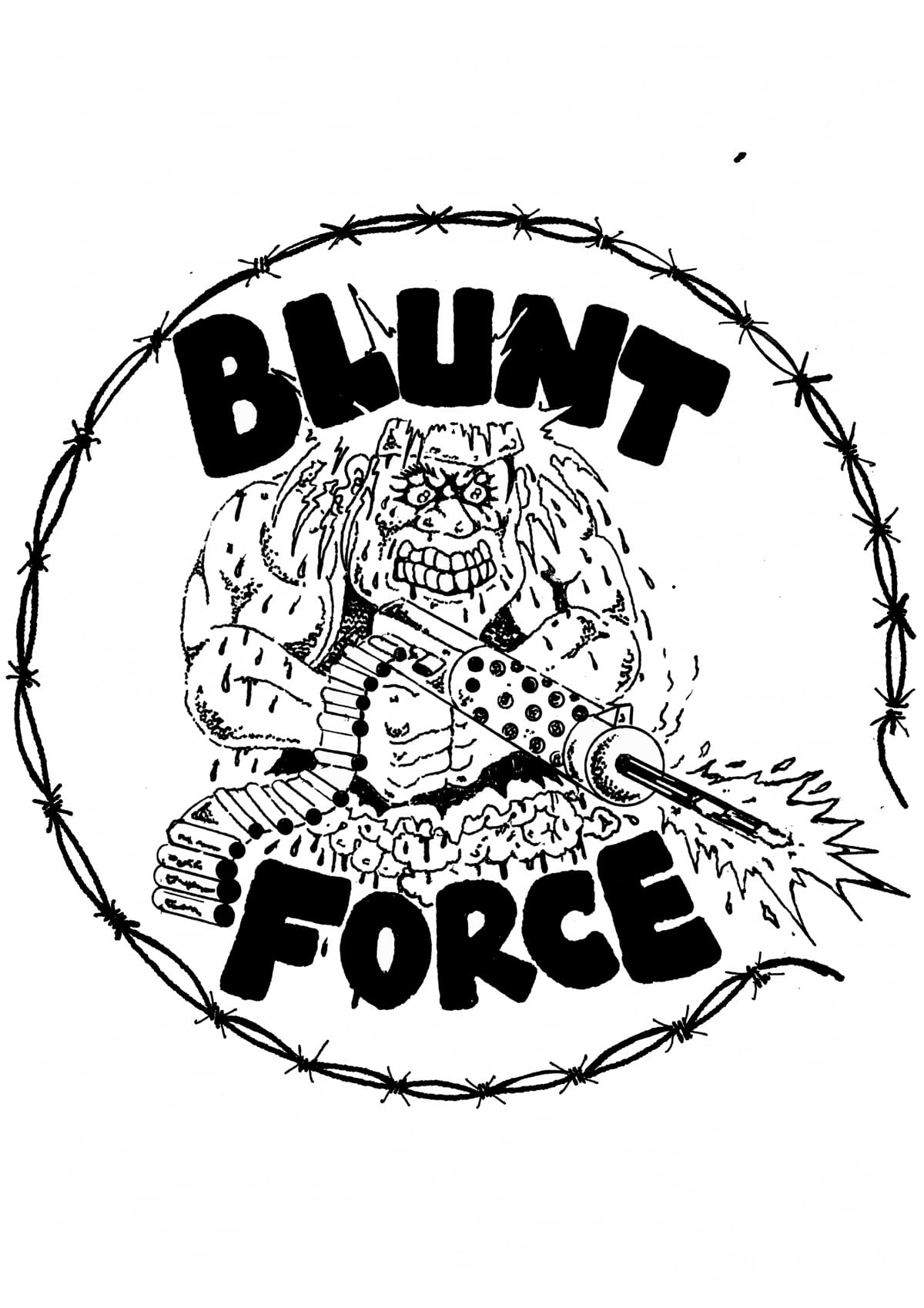 Philly's BLUNT FORCE push back on apolitical hardcore across their harsh debut demo 4 Philadelphia hardcore - BLUNT FORCE