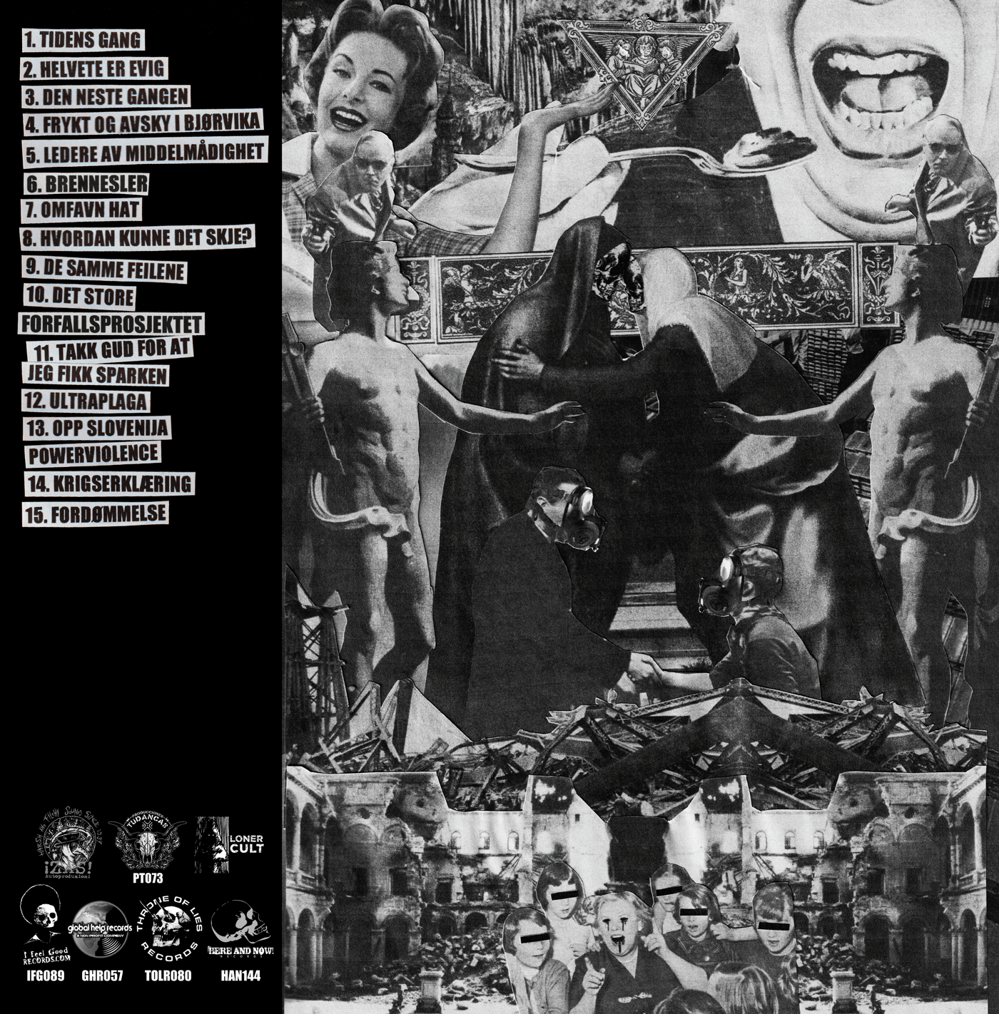 Tæl drops fifteen filthy tracks of bass-and-drums powerviolence from Oslo 5 cover art