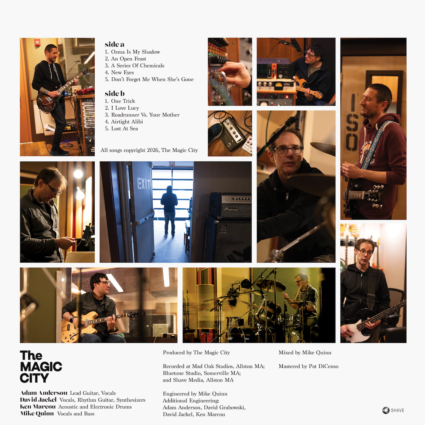 Boston rockers THE MAGIC CITY turn Boston and London into one imagined city on their debut album 1 the magic city the magic city back cover 2