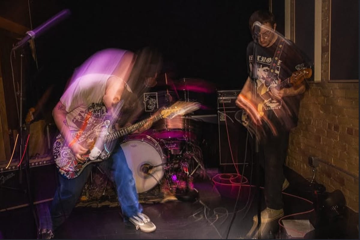 THE THIRSTY GIANTS - a Minnesota intergenerational punk trio drop their debut album 2 Thirsty Giants live at Cloudland (photo by John Oakes)