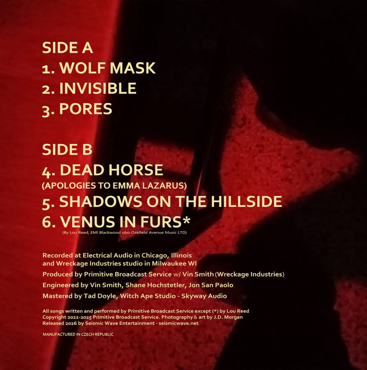 Milwaukee noise rockers PRIMITIVE BROADCAST SERVICE explain the field recordings, fire escapes, and ICE response that shaped "Monsters" 2 Primitive Broadcast Service