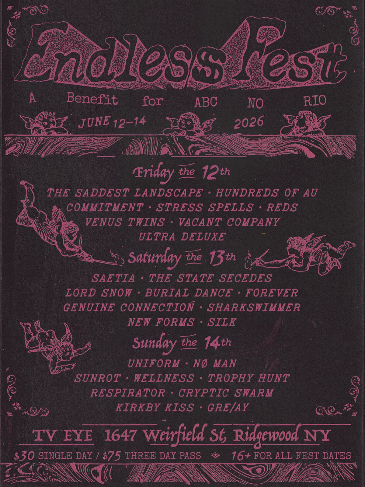 Endless Fest gathers 26 bands across three generations of NYC hardcore to benefit ABC No Rio 1 Endless-Fest