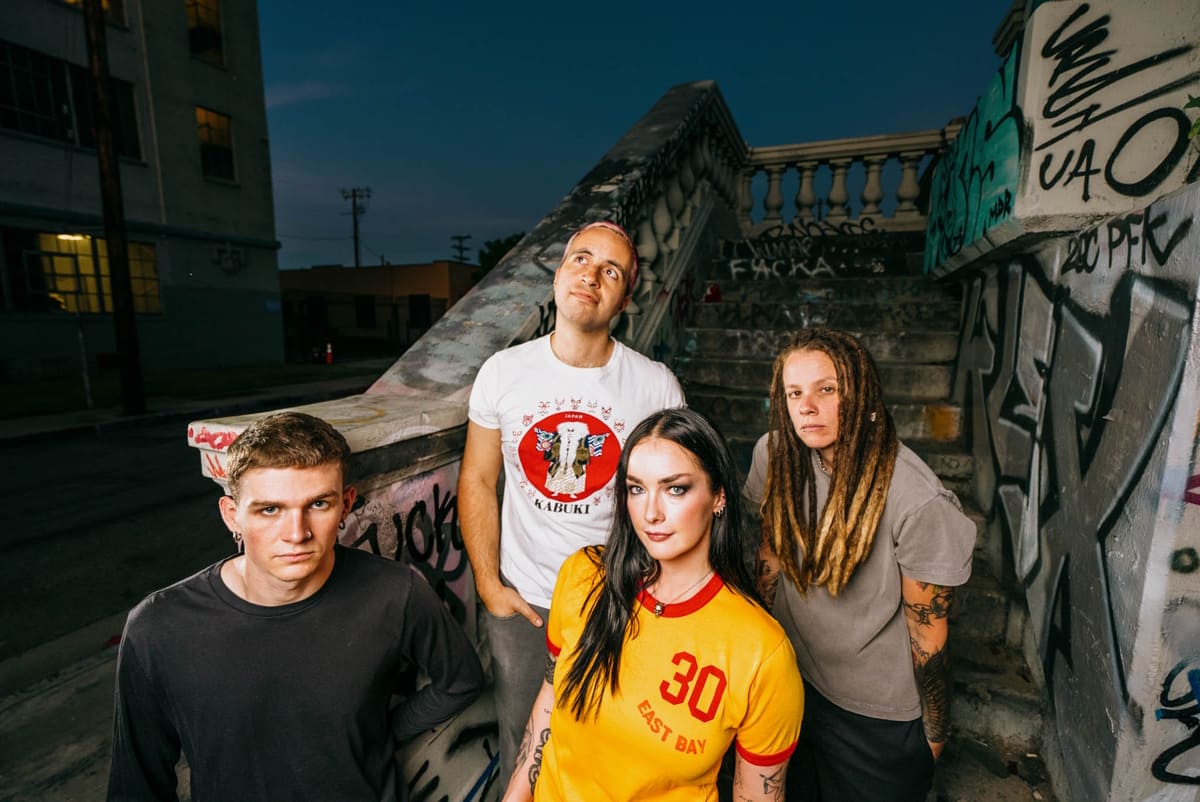 LA's MERMAID ISLAND turn punk rock survival mode into a self-titled debut 3 Mermaid Island by Jeff Antons