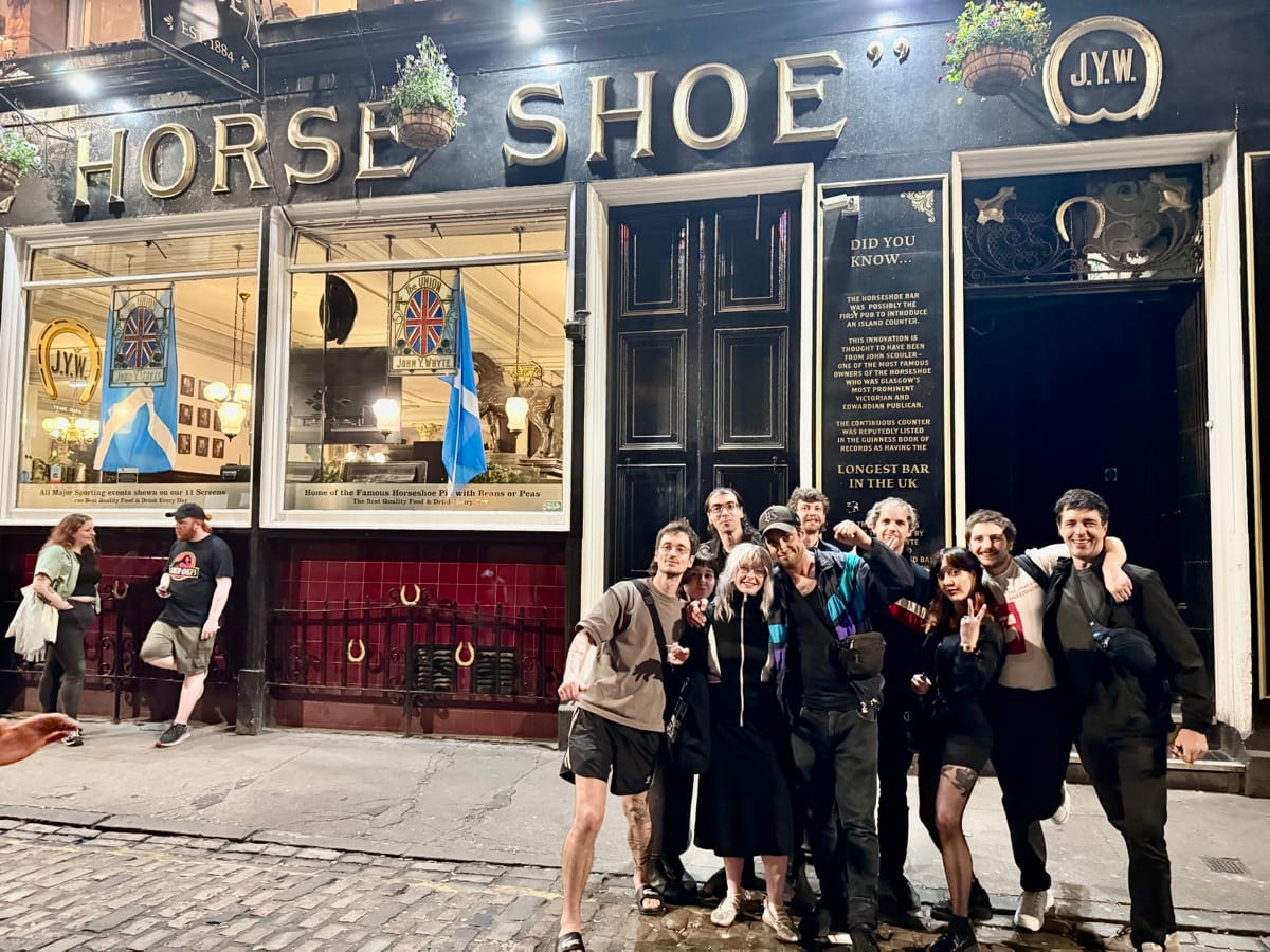 Australian synth post punks SCREENSAVER send a mid-tour dispatch from Europe, reflect on community, landlords, and why creative expression matters 5 Glasgow