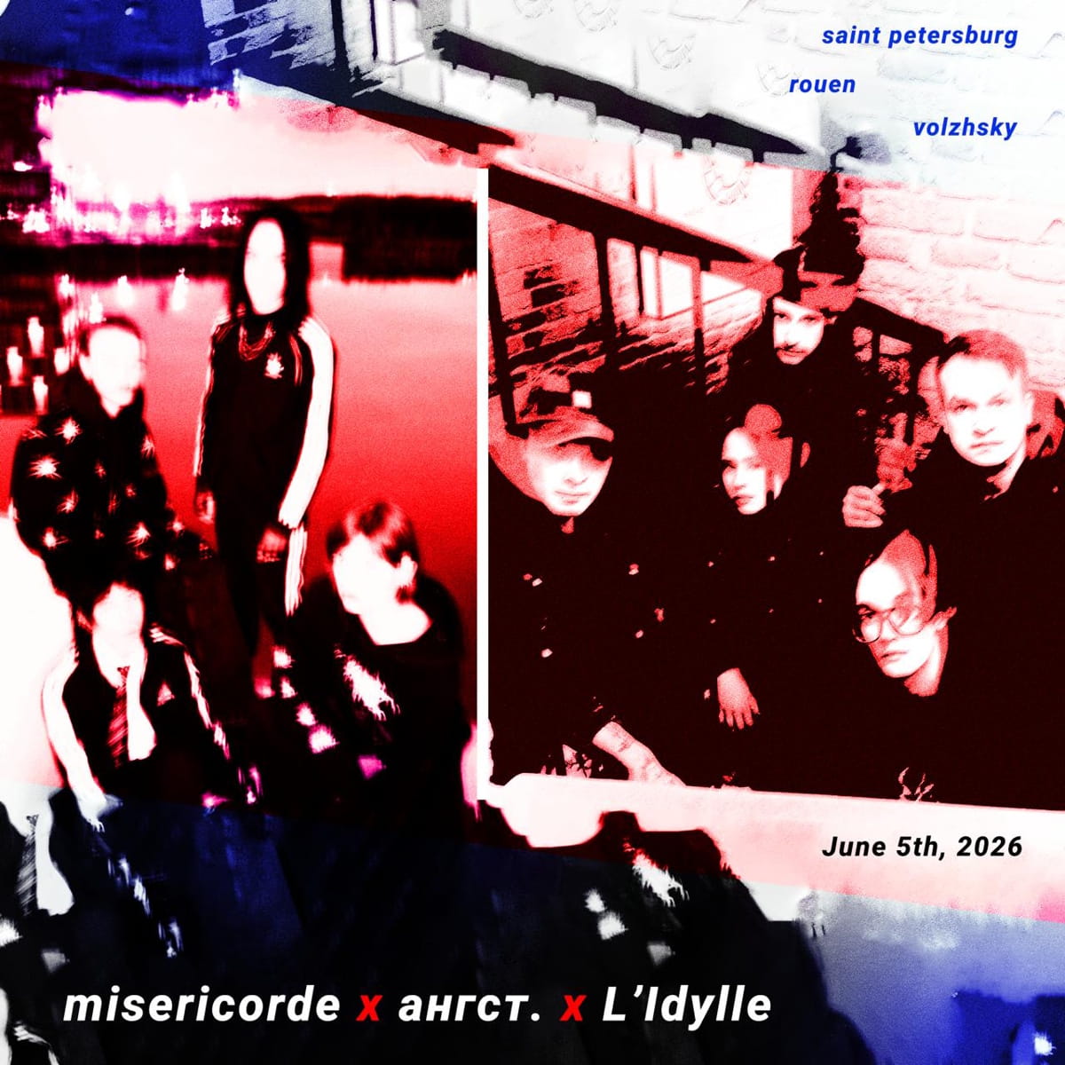 "Bare emotions need no visa": new international screamo split from ангст., L'Idylle and Misericorde 8 ангст misericorde L’Idylle