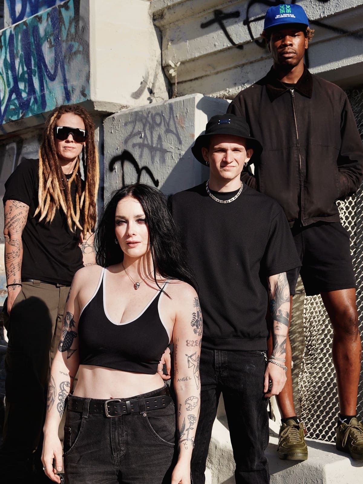 LA's MERMAID ISLAND turn punk rock survival mode into a self-titled debut 2 Mermaid Island by Carlos Hernandez