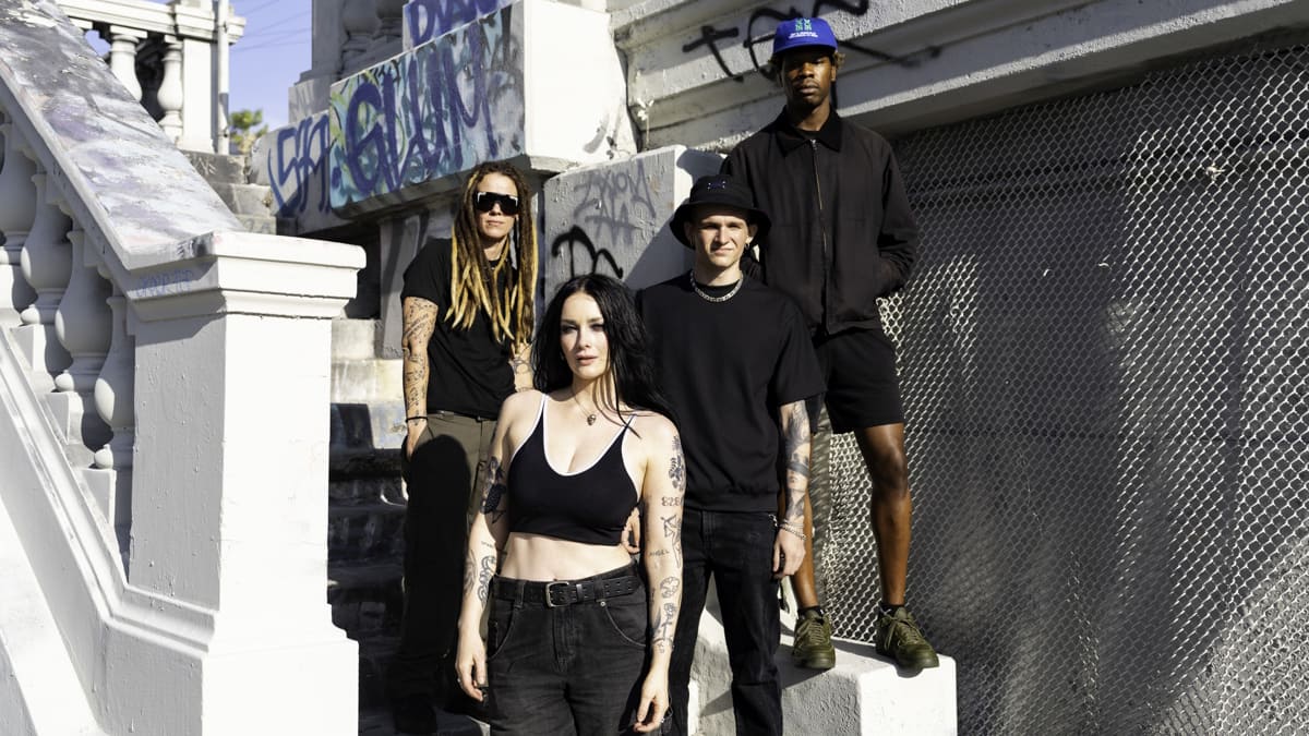 LA's MERMAID ISLAND turn punk rock survival mode into a self-titled debut 5 Mermaid Island by Carlos Hernandez