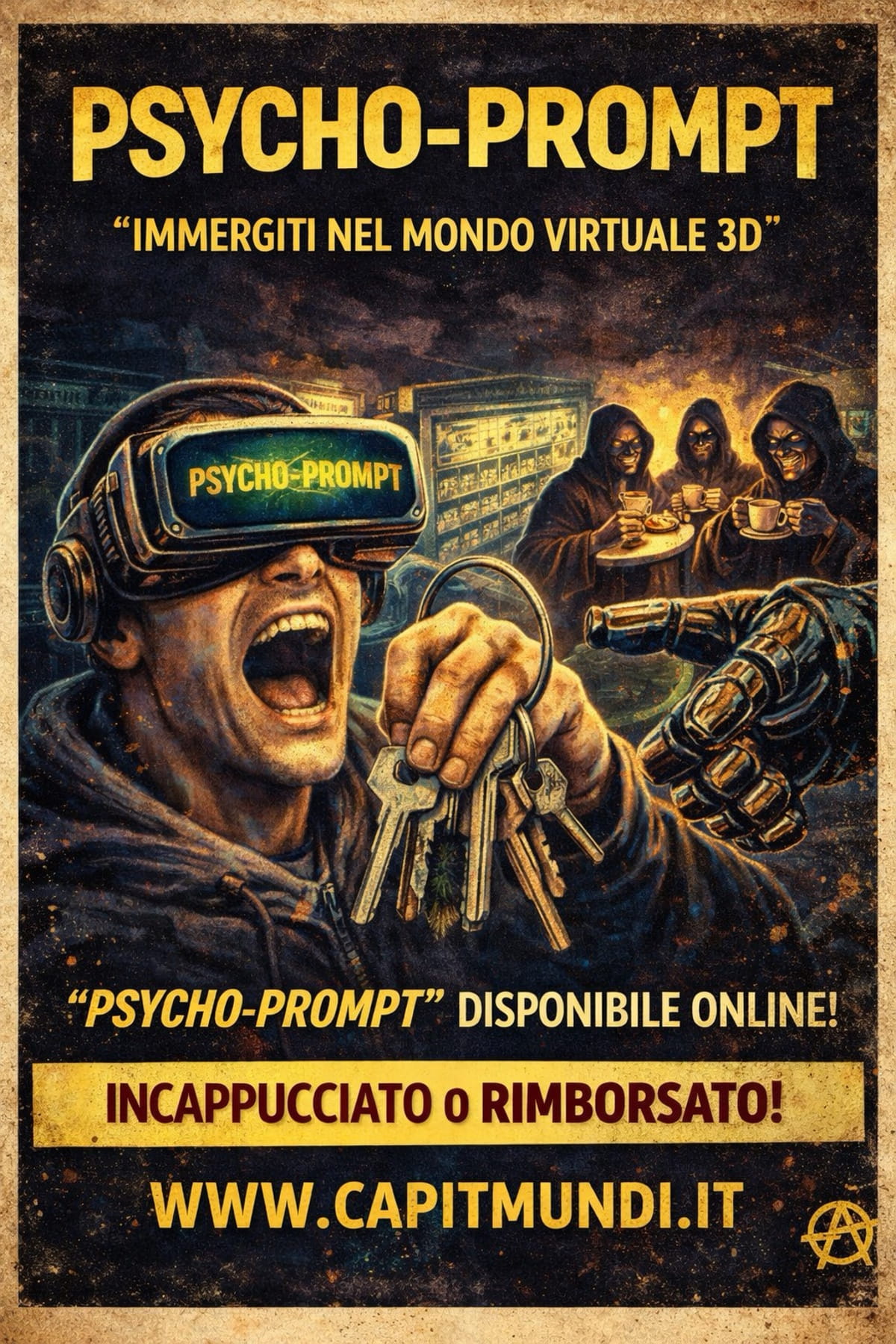 Italian punk veteran Paolo Palmacci returns with "No Capitulation", a compilation of seven imaginary bands fronted by 1980s scene contributors 3 Psycho