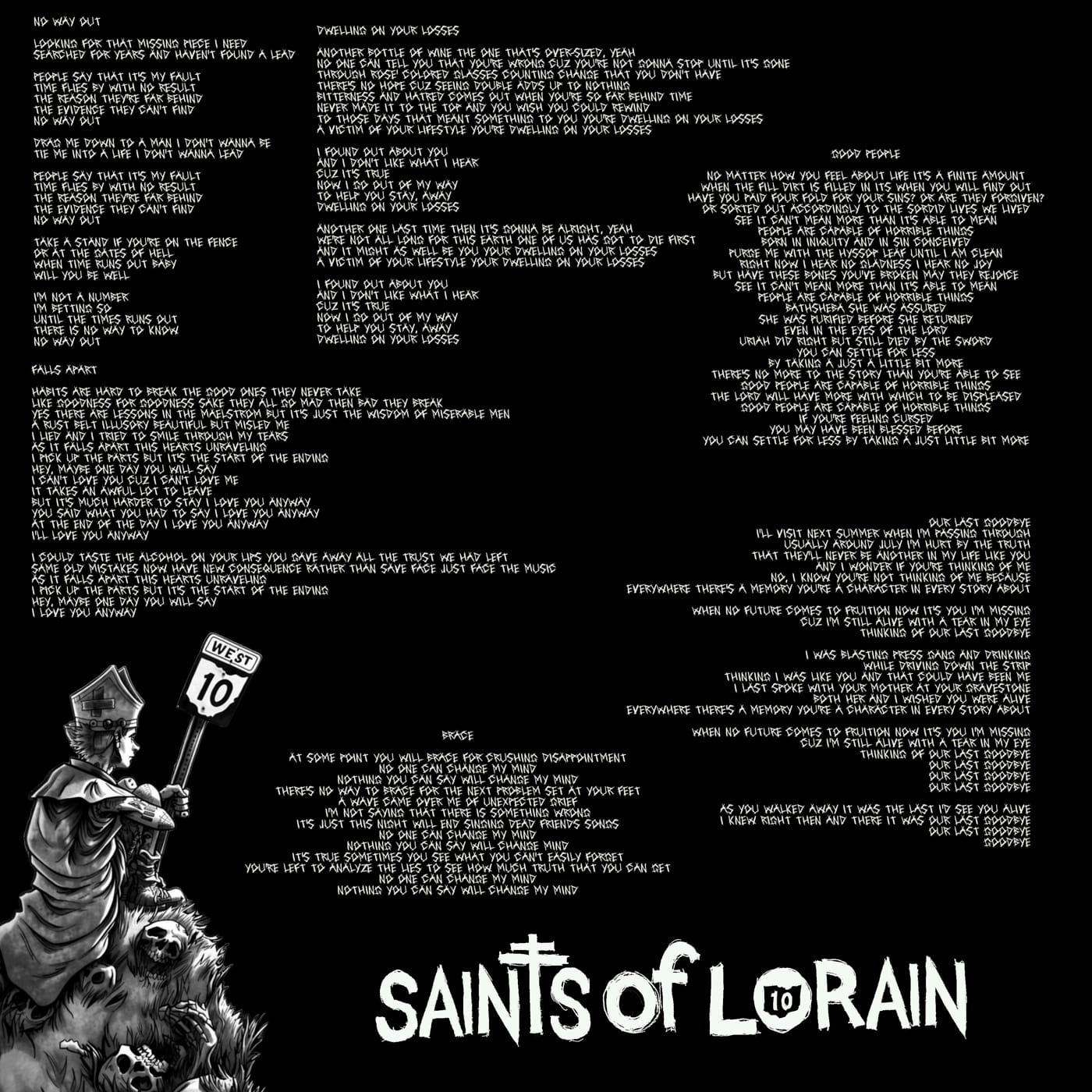 "Those Dark Roads": Cleveland punks SAINTS OF LORAIN premiere debut album 4 Saints of Lorain