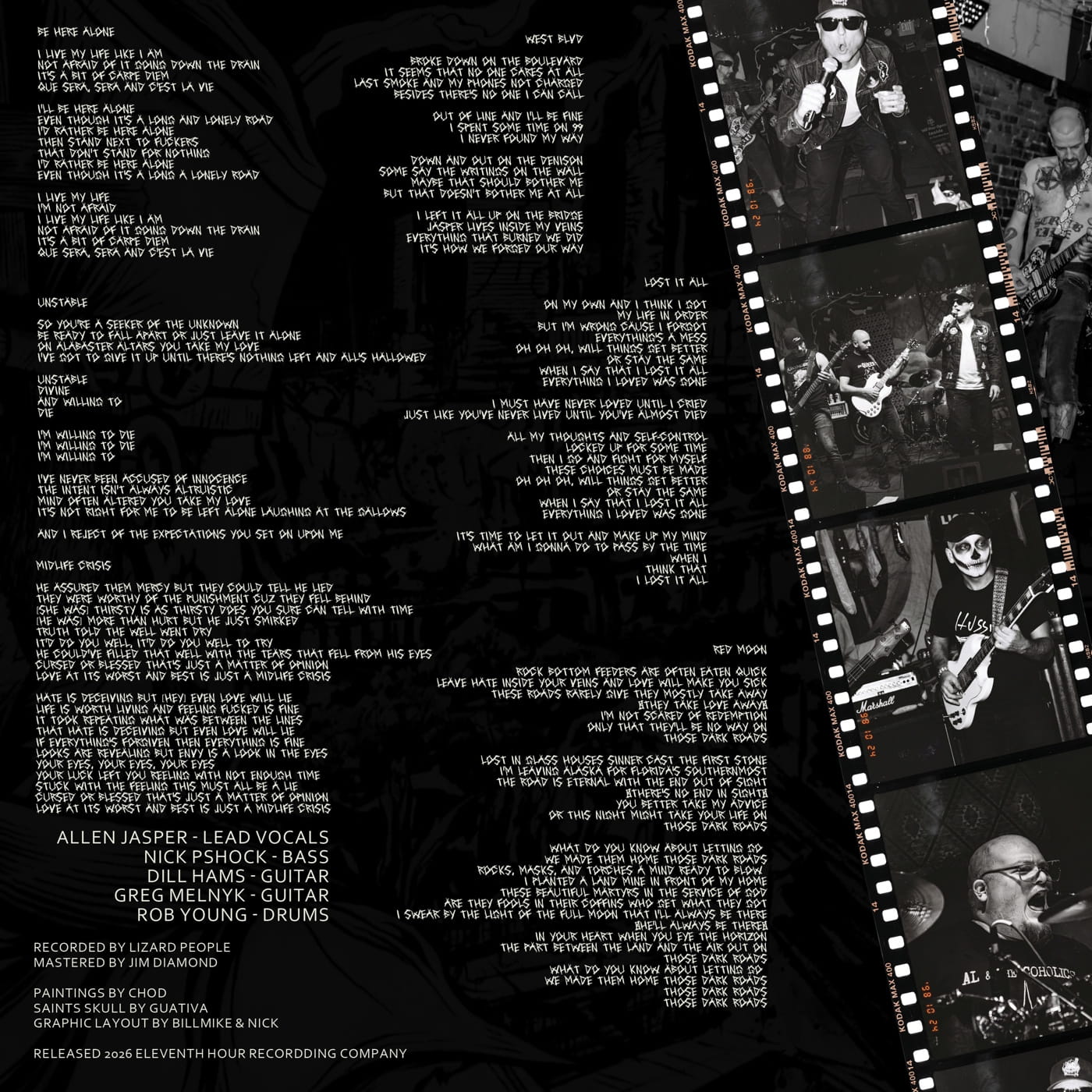 "Those Dark Roads": Cleveland punks SAINTS OF LORAIN premiere debut album 3 Saints of Lorain