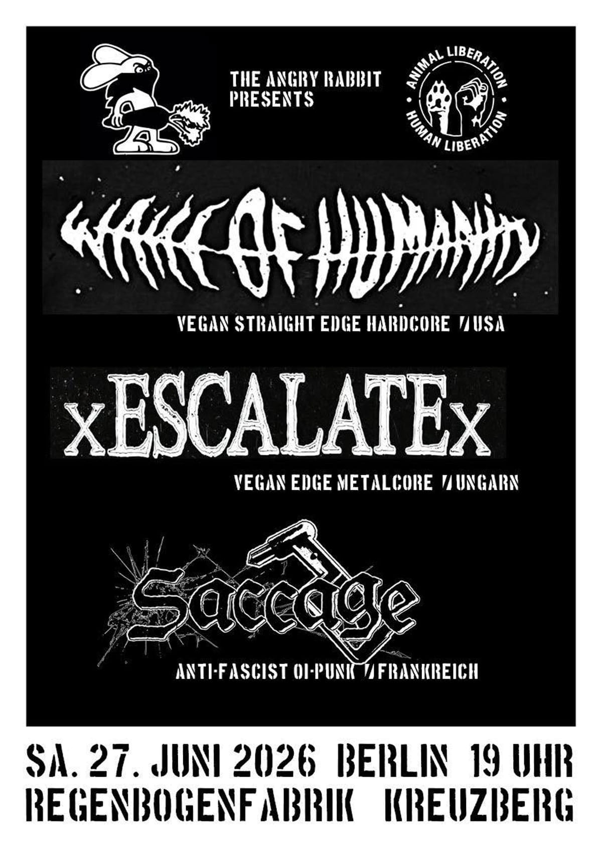 WAKE OF HUMANITY file the first phase of their European Distress Tour diary 4 Wake of Humanity tour