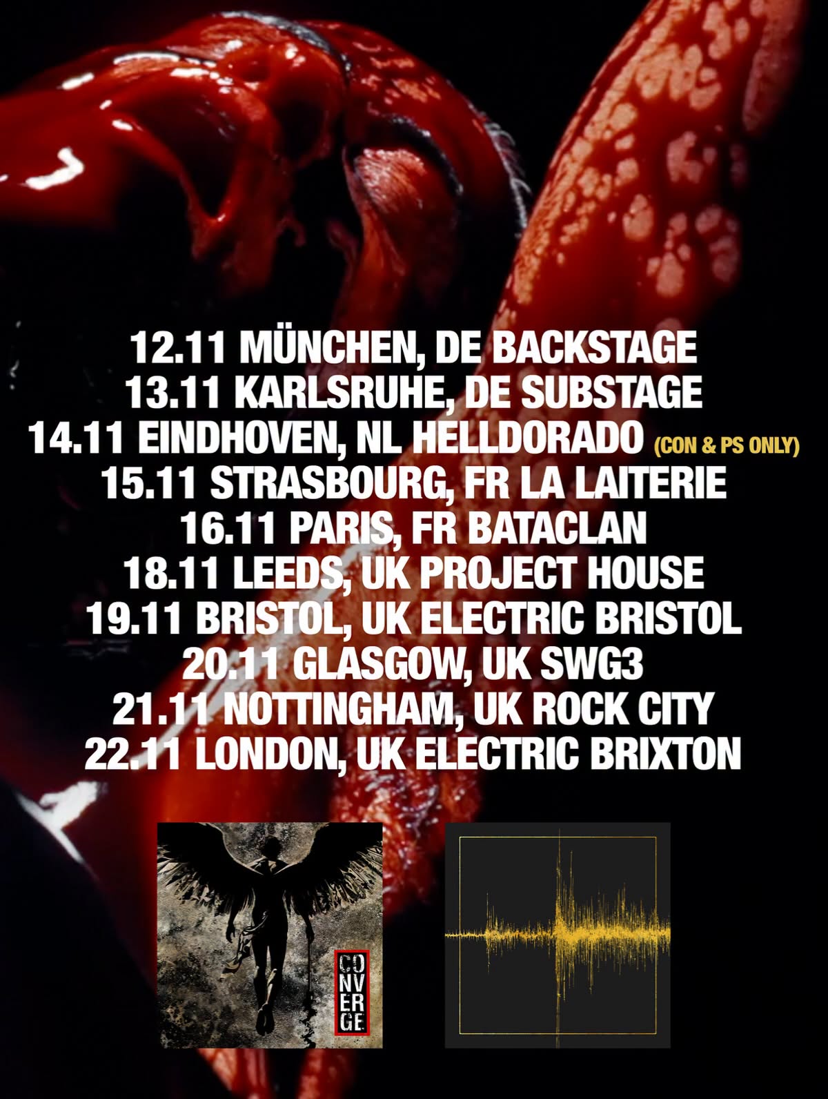 CONVERGE announce November European tour, new music video for "It Used to Matter" streaming 1 CONVERGE
