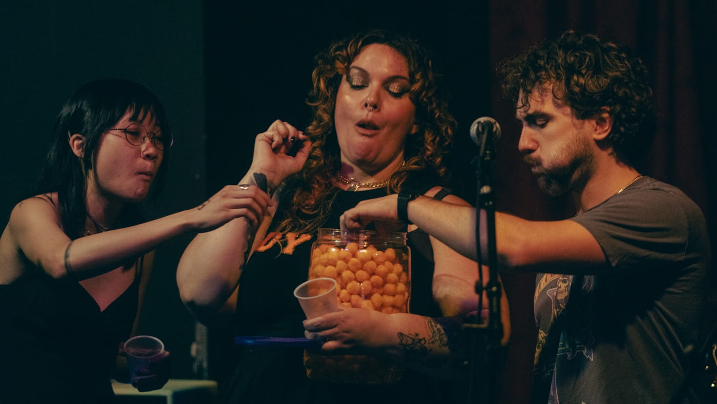 bratlash walk through their debut EP, discuss power, transmutation, an all-femme production chain, and staying off Spotify 12 Bratlash @ O'Brien's