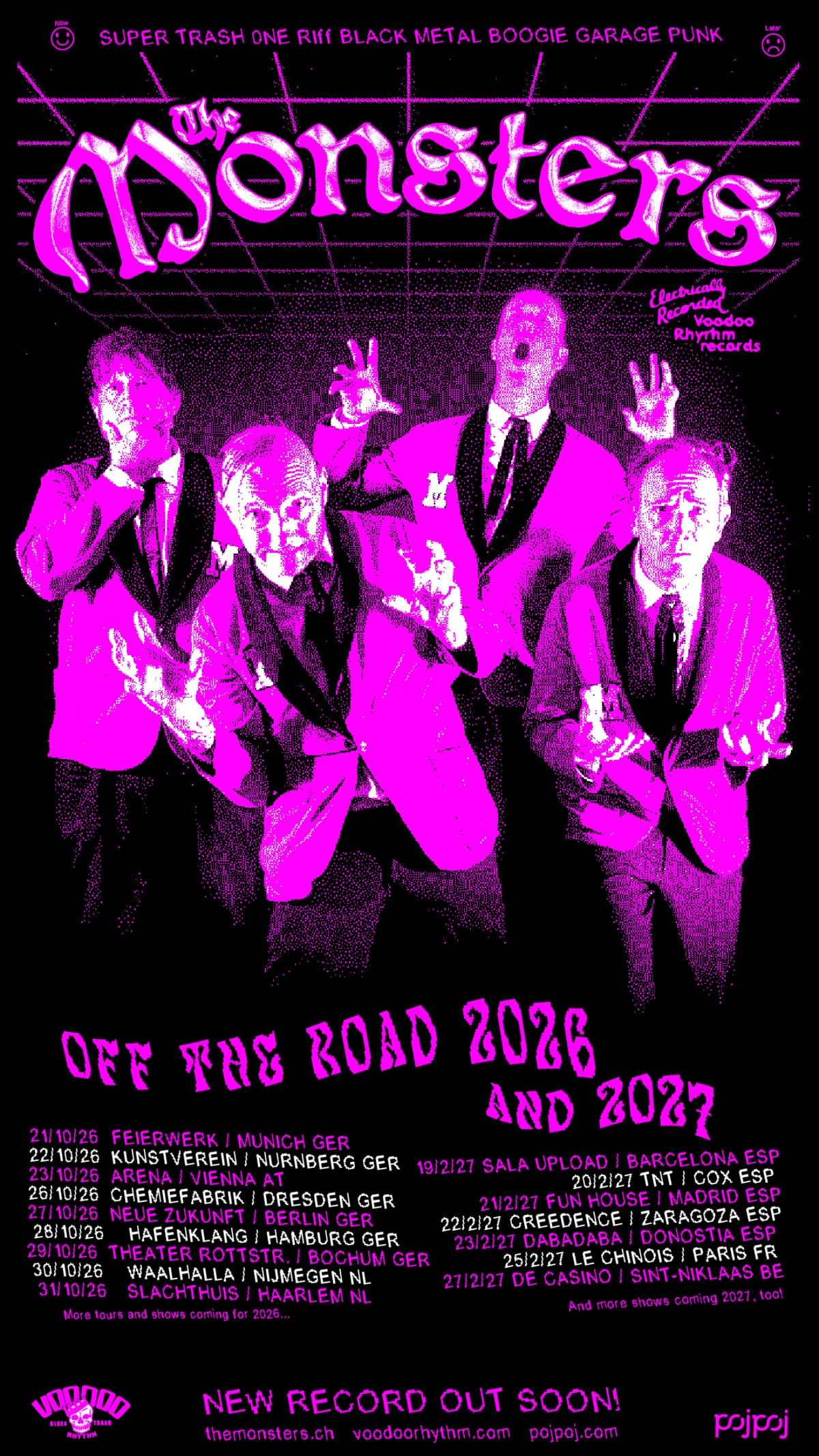 No Borders: THE MONSTERS return to the US with $6,000 visas, five East Coast shows and a new wild record 3 The Monsters