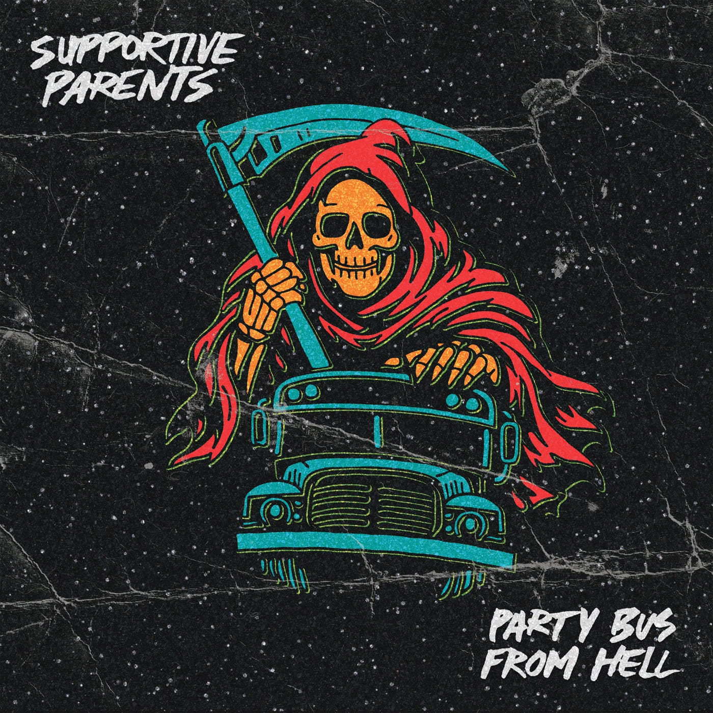 Wild hardcore punk rockers SUPPORTIVE PARENTS turned one wrong turn in a Minneapolis blizzard into new concept EP "Party Bus From Hell" 1 Supportive Parents