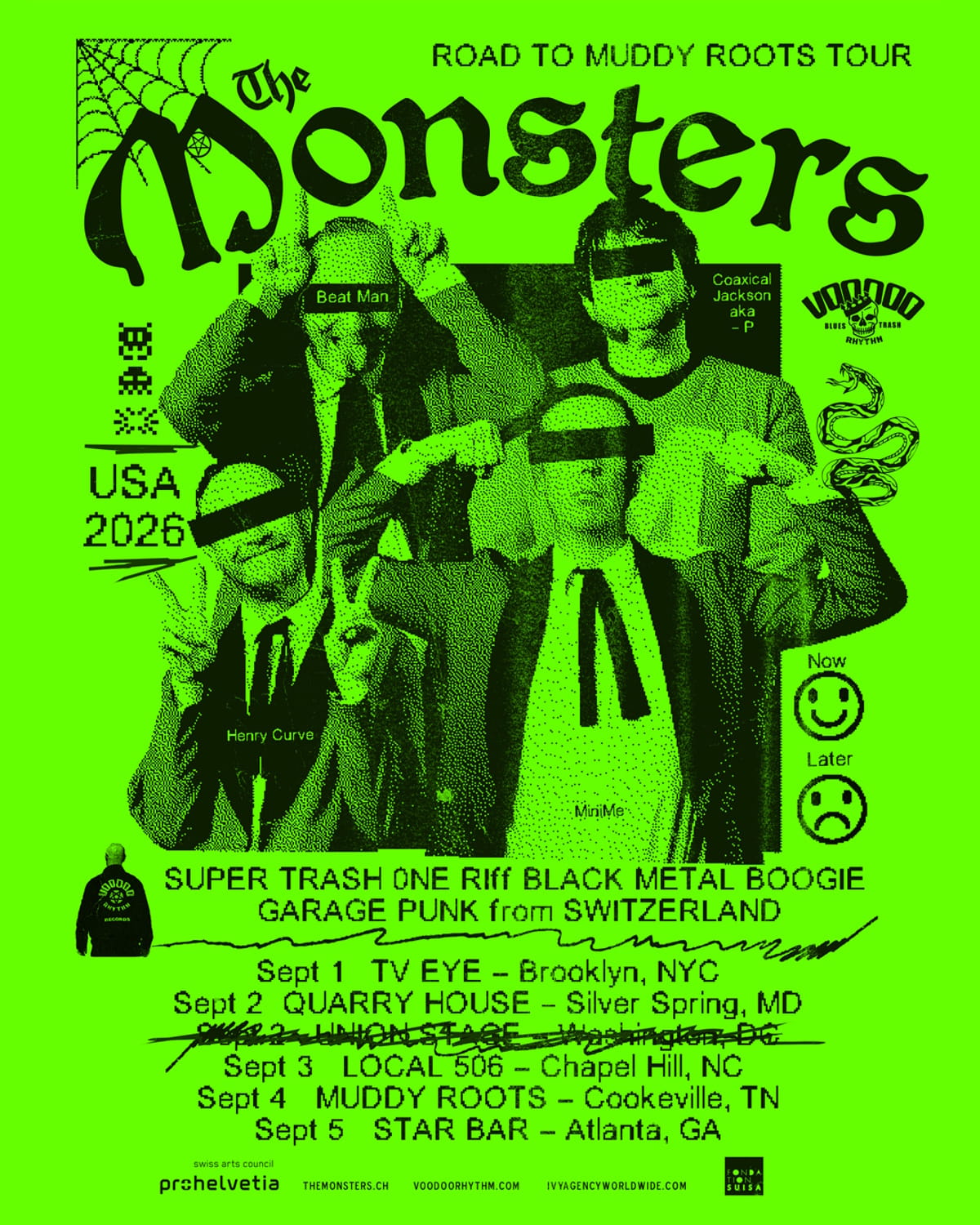 No Borders: THE MONSTERS return to the US with $6,000 visas, five East Coast shows and a new wild record 2 The Monsters
