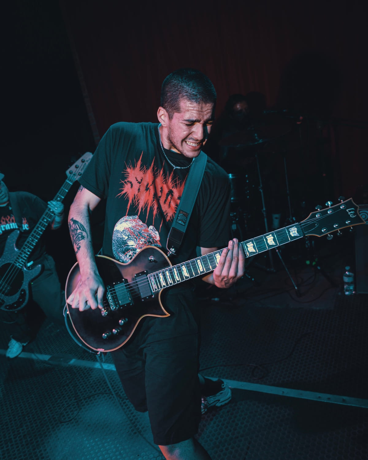 Madrid Latin hardcore band FIRSTLINE carry migration, family memory and life between countries into wild wild new EP "TRIBU" 3 FIRSTLINE live