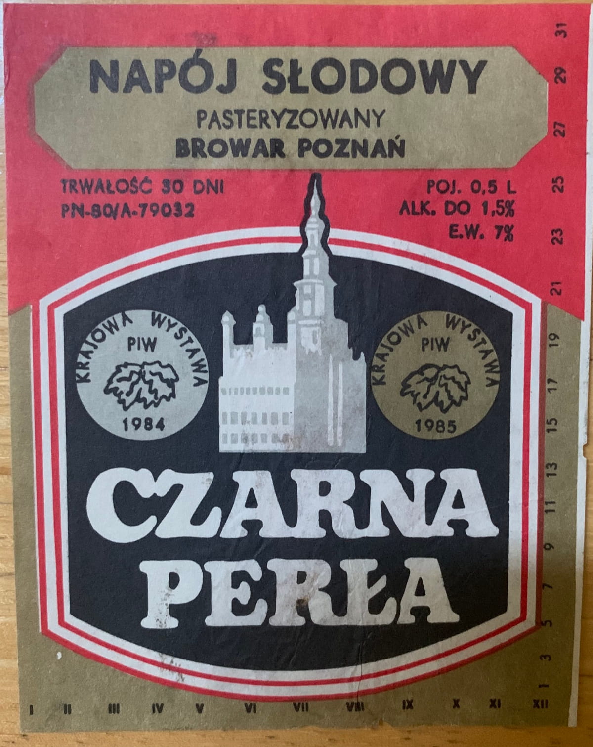 Canadian experimental duo THE NAWROCKIS made "Kapusta" from live improvisation, family history and nearly four decades of Polish connections 28 A Czarna Perła beer label from Poznań kept among Rhythm Activism's 1990 tour ephemera.