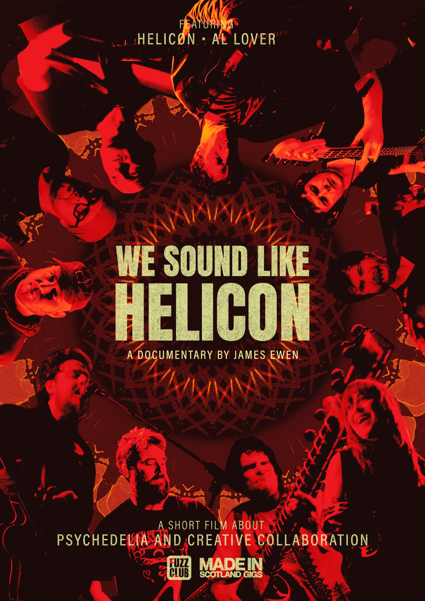 Glasgow psych-rock band HELICON on making "Arise" with AL LOVER, the "We Sound Like Helicon" documentary and the new remix album 1 HELICON