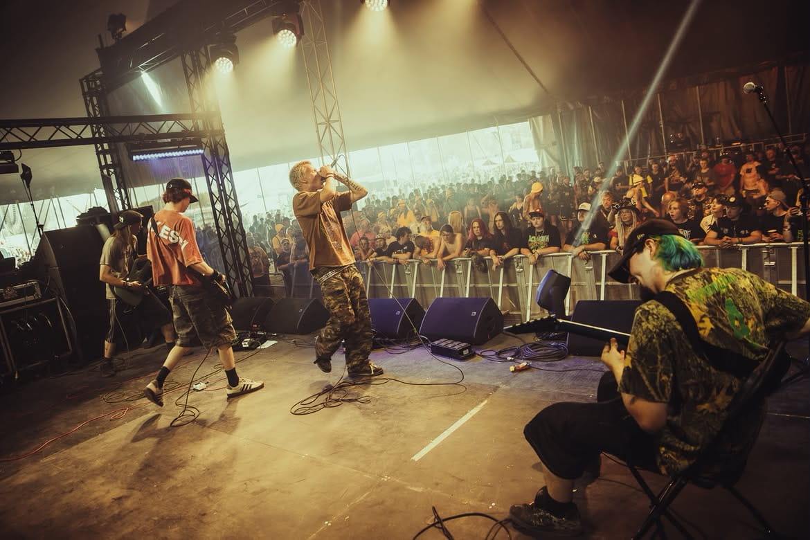 Bloodstock New Blood Stage: The Importance of Platforming New Talent 9 Bailed Out, Bloodstock festival, by @abbidraperphoto, abbidraperphoto.co.uk