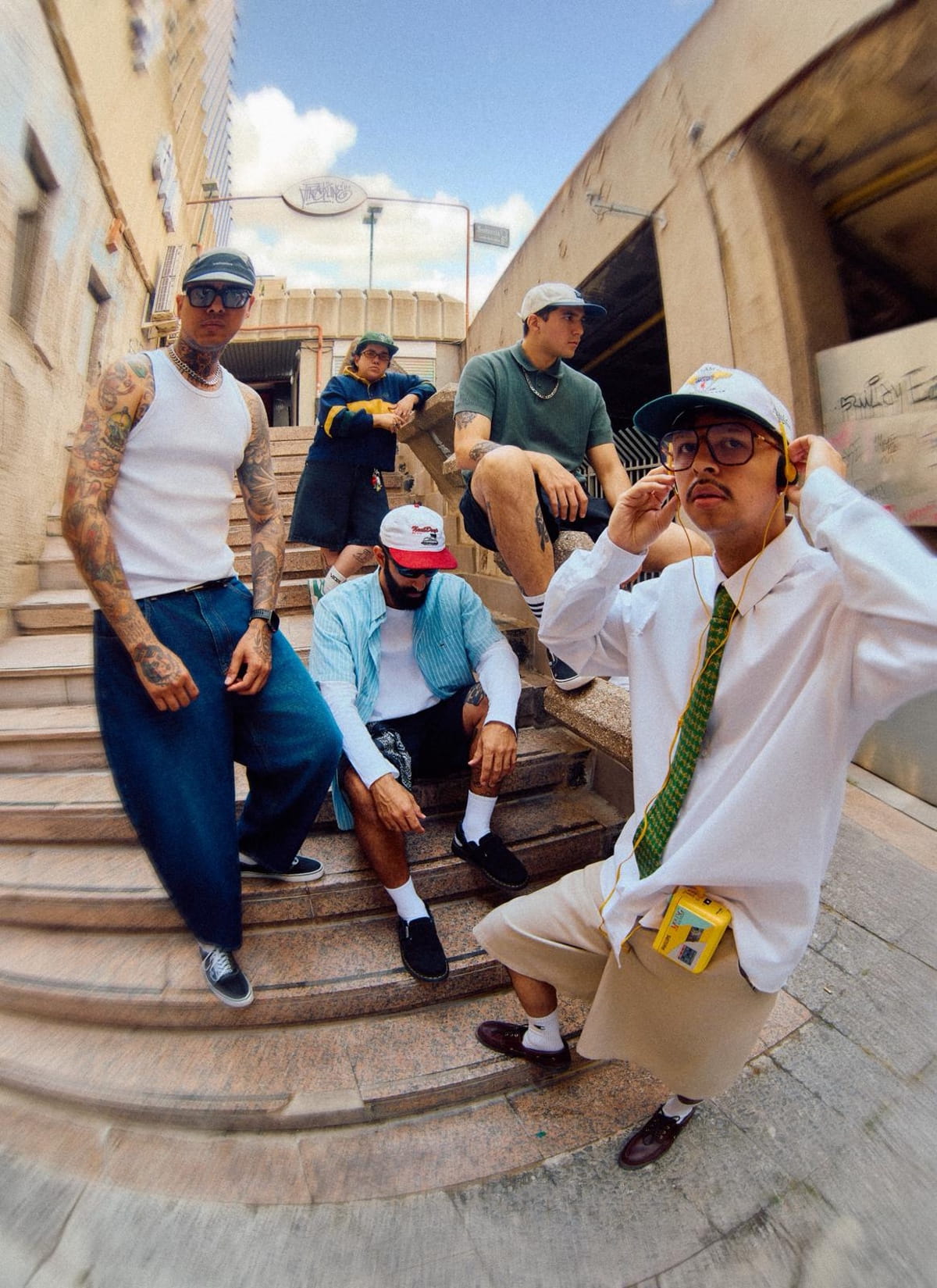 Madrid Latin hardcore band FIRSTLINE carry migration, family memory and life between countries into wild wild new EP "TRIBU" 7 FIRSTLINE