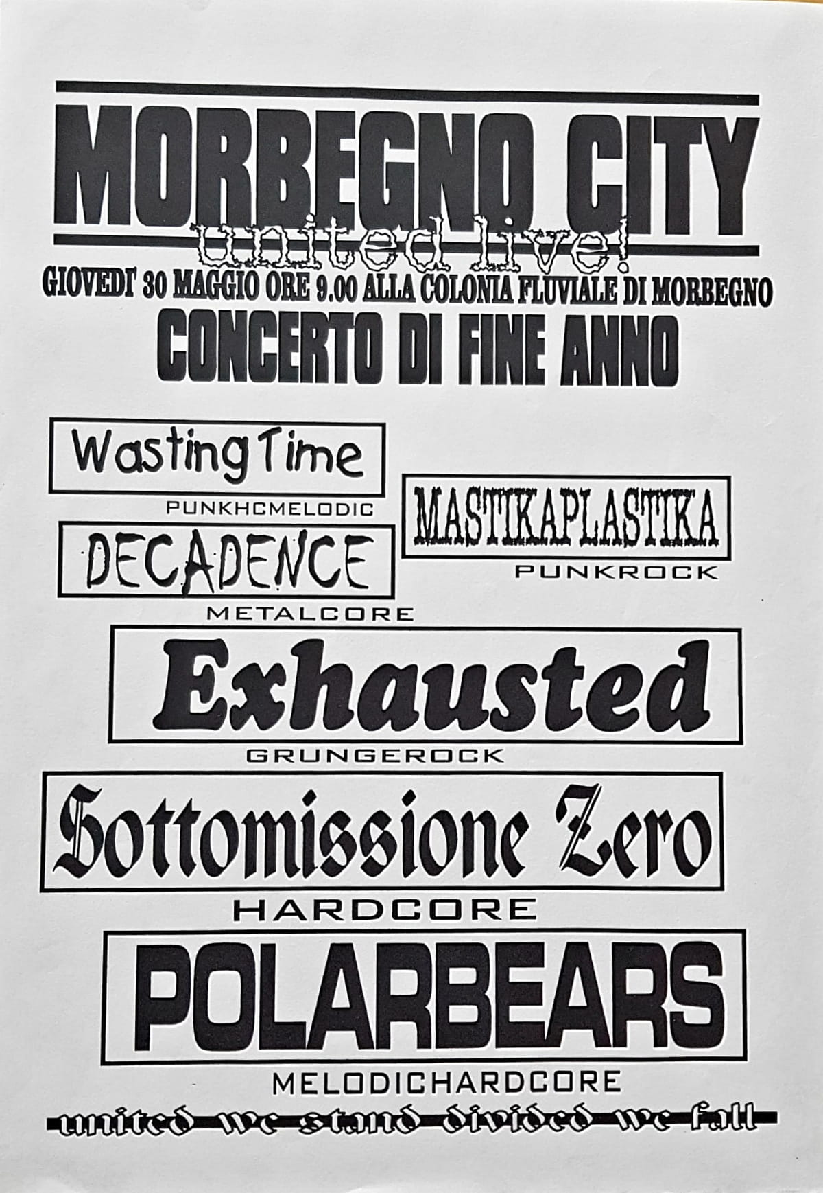 Italian Alpine hardcore band SOTTOMISSIONE ZERO trace more than 25 years of hardcore back to a small scene in Italy’s Valtellina 11 Sottomissione Zero