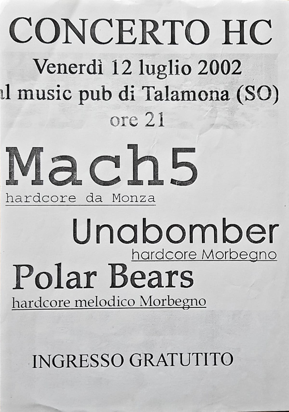 Italian Alpine hardcore band SOTTOMISSIONE ZERO trace more than 25 years of hardcore back to a small scene in Italy’s Valtellina 13 Sottomissione Zero