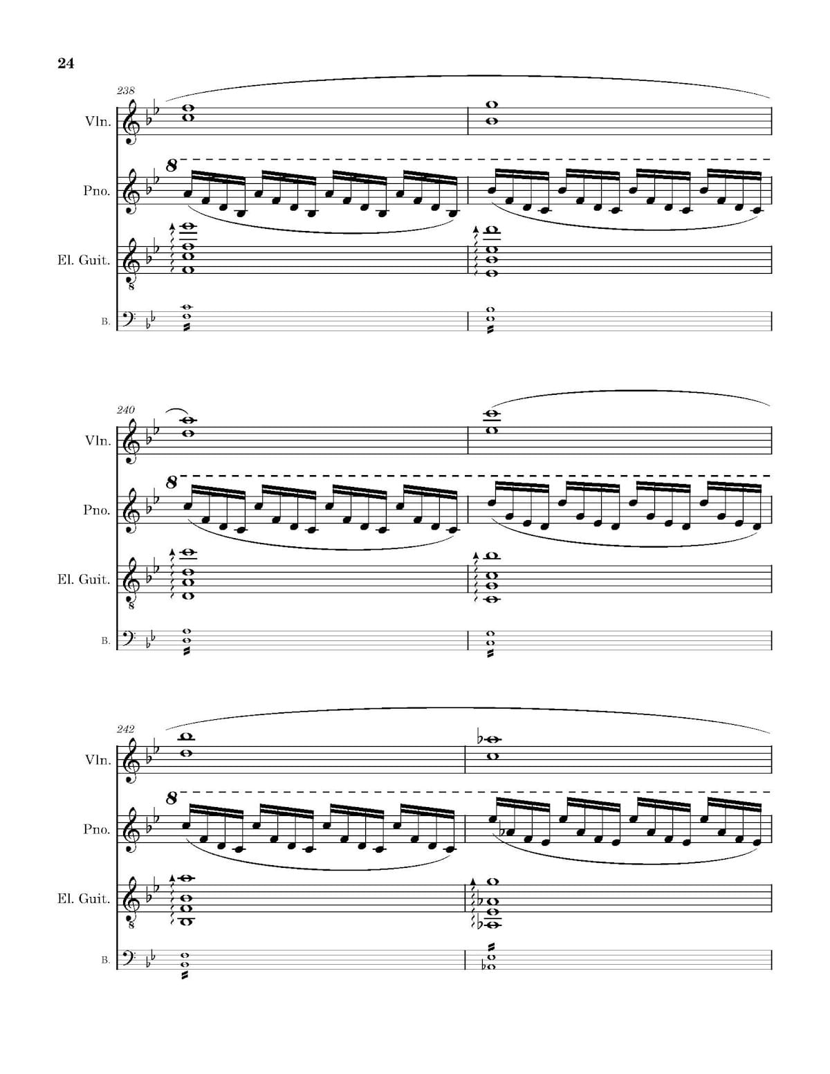 KRAANERG take zeuhl, experimental metal and classical composition into "Aria for Labellum Tongues" 3 score 1 amargosa raga revised page 2 1