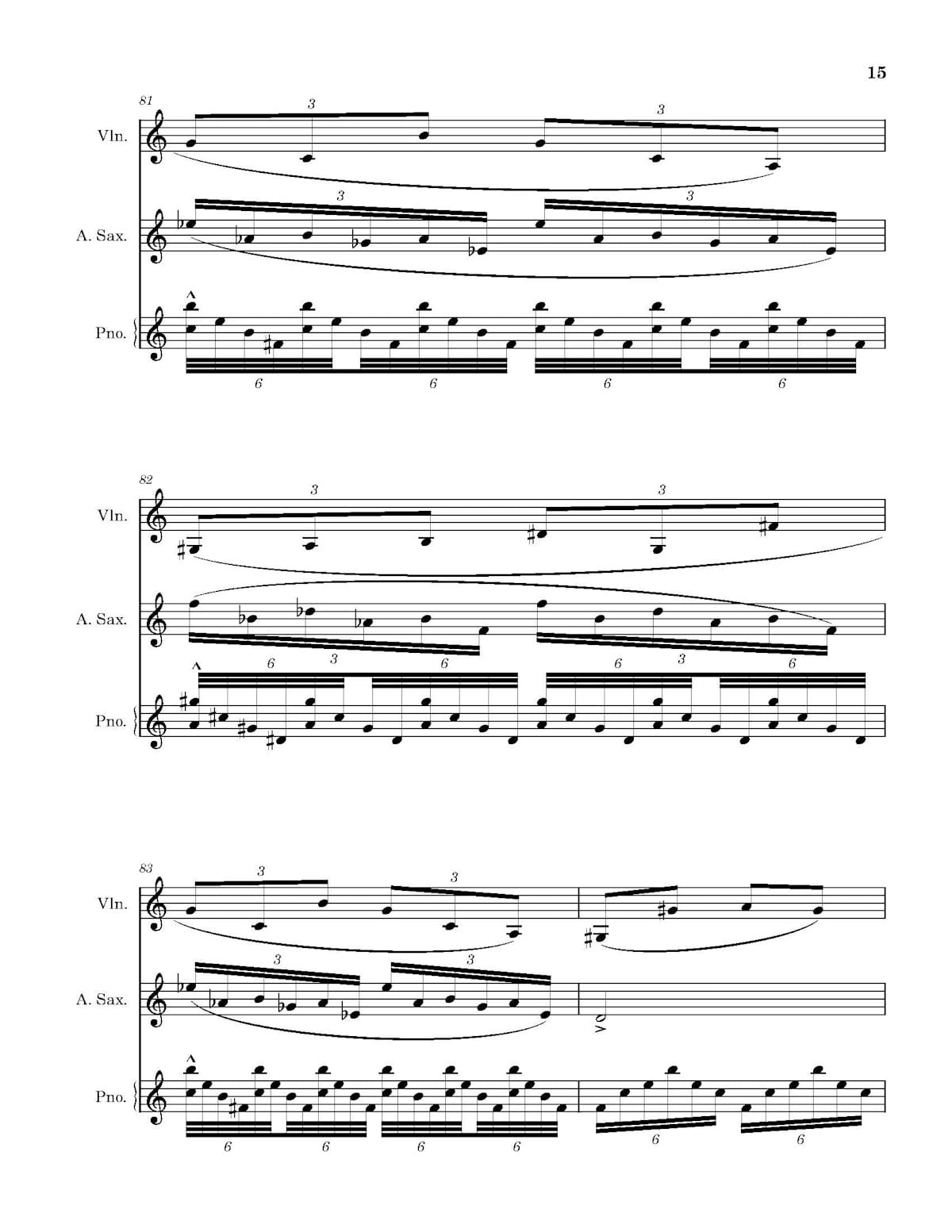 KRAANERG take zeuhl, experimental metal and classical composition into "Aria for Labellum Tongues" 7 SCORE 6 - Visible to the Wrong Faces REVISED_Page_1