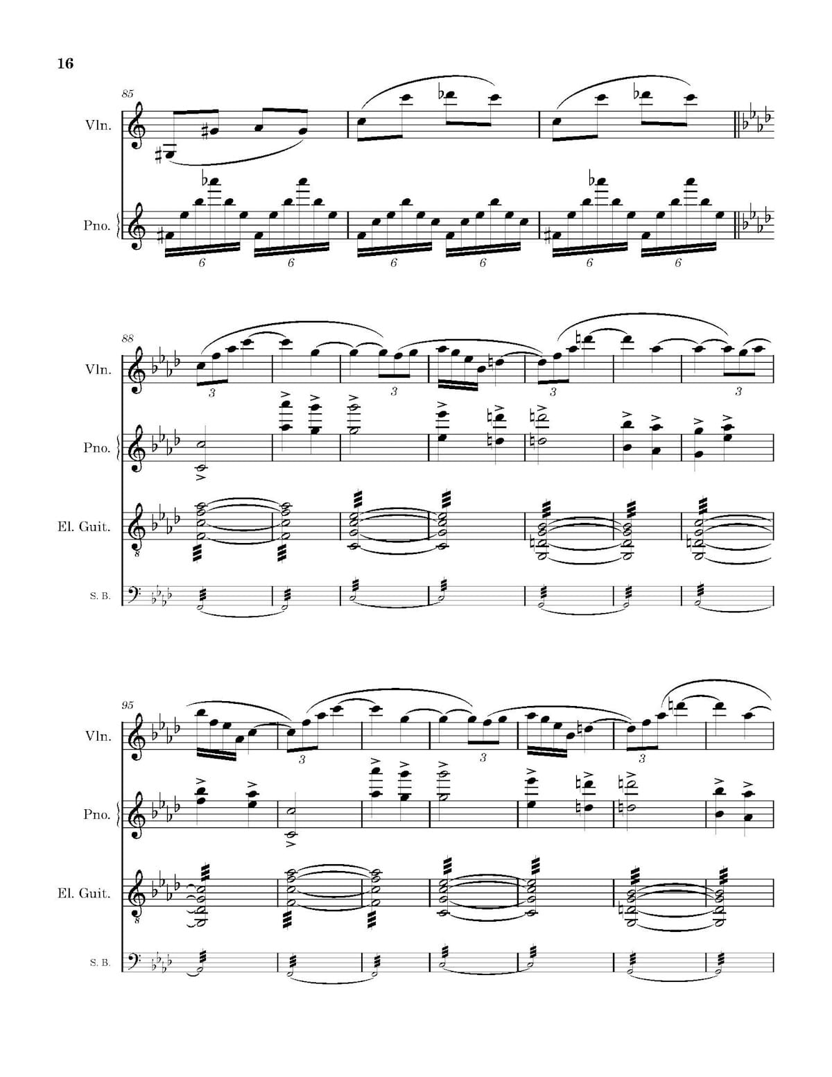 KRAANERG take zeuhl, experimental metal and classical composition into "Aria for Labellum Tongues" 8 SCORE 6 - Visible to the Wrong Faces REVISED_Page_2