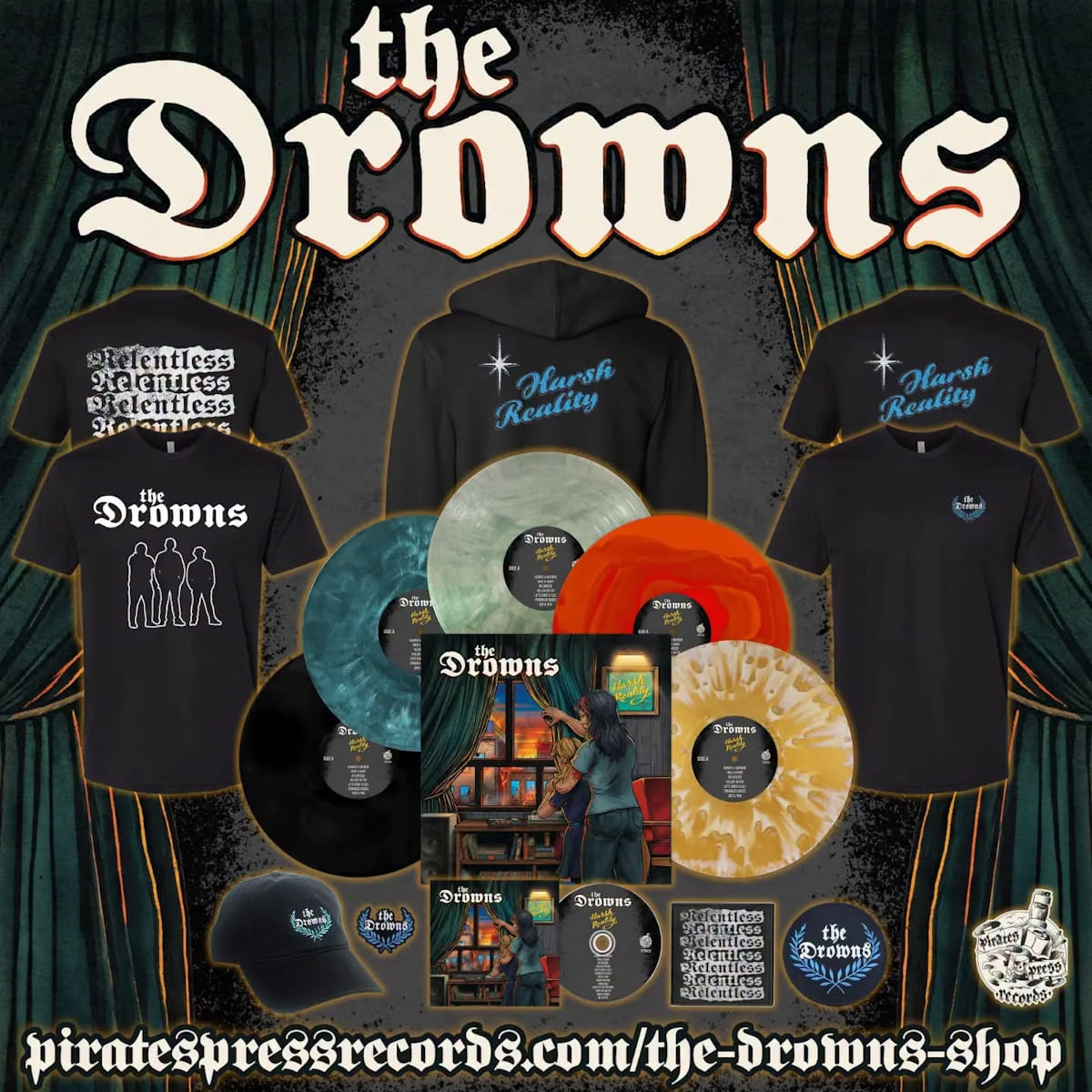 Seattle punks THE DROWNS take working-class anger and stubborn hope into "Harsh Reality" 3 THE DROWNS