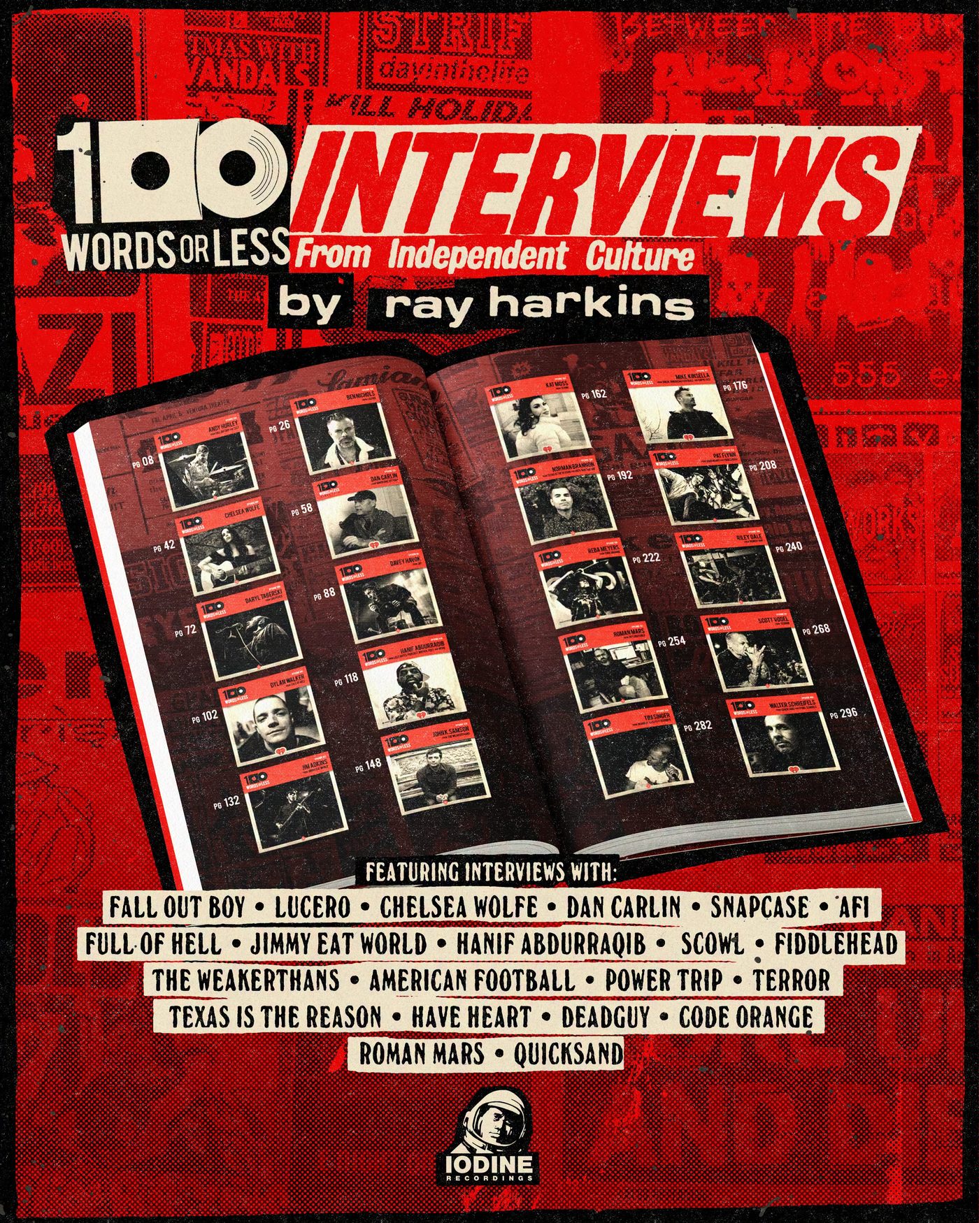 Ray Harkins finds his own hardcore history inside the "100 Words or Less" interview archive 8 100 Words or Less: Interviews from Independent Culture (Book 1)