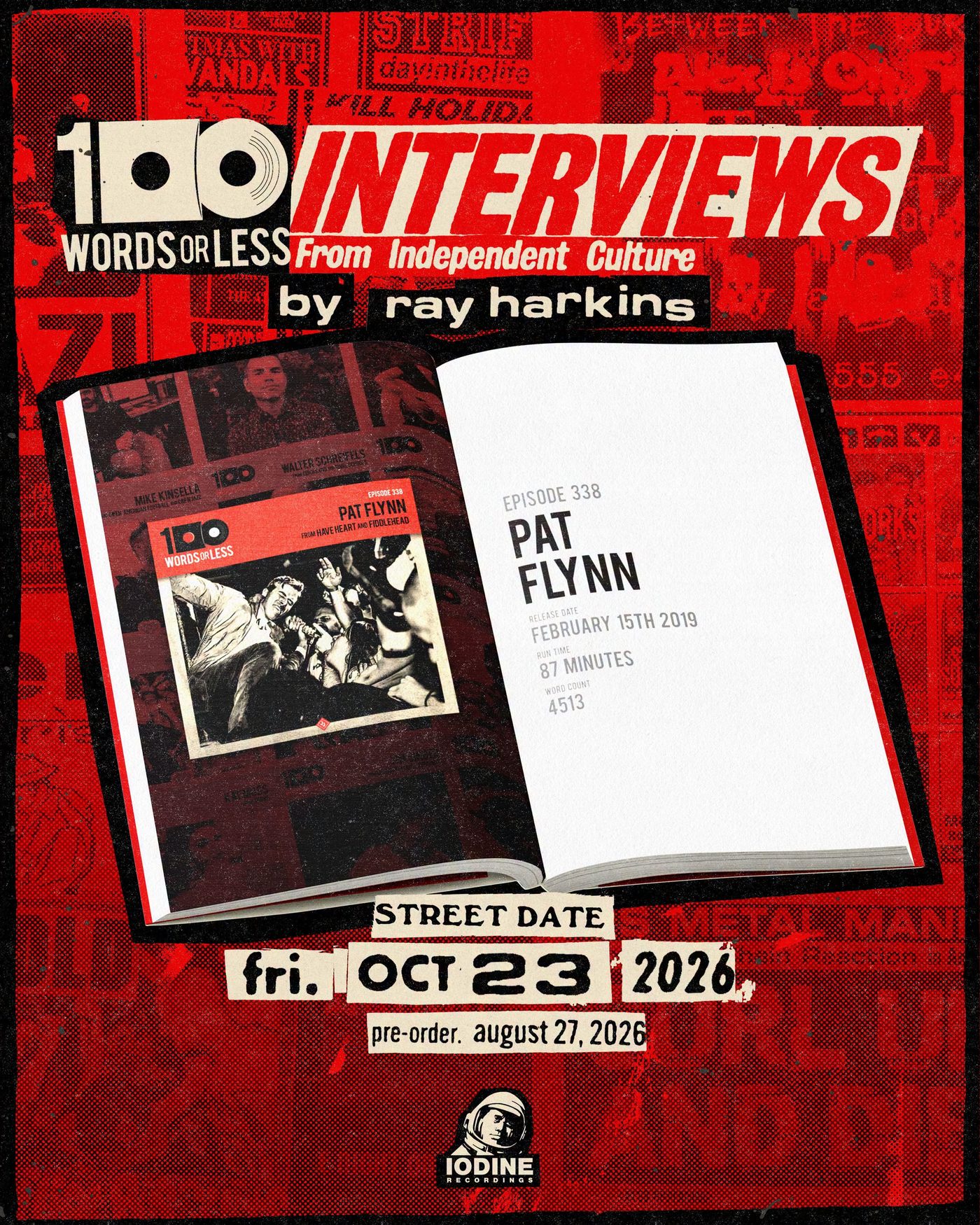 Ray Harkins finds his own hardcore history inside the "100 Words or Less" interview archive 7 100 Words or Less: Interviews from Independent Culture (Book 1)