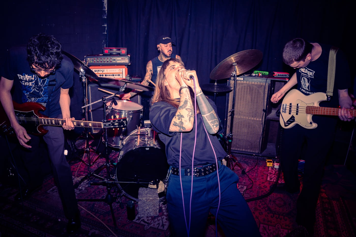From SO36 to DIY basements, NERVE CENTER take their bleak hardcore across Berlin and beyond 6 Nerve Center by @julinkahatelove