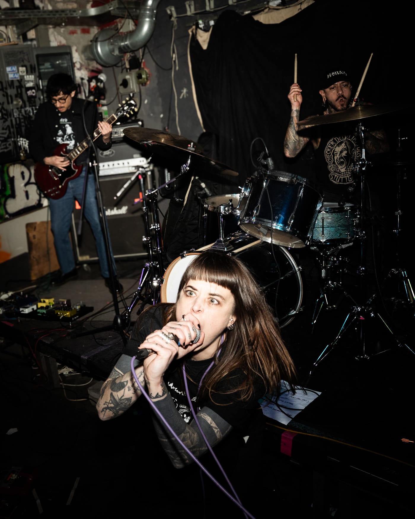 From SO36 to DIY basements, NERVE CENTER take their bleak hardcore across Berlin and beyond 10 Nerve Center by @julinkahatelove