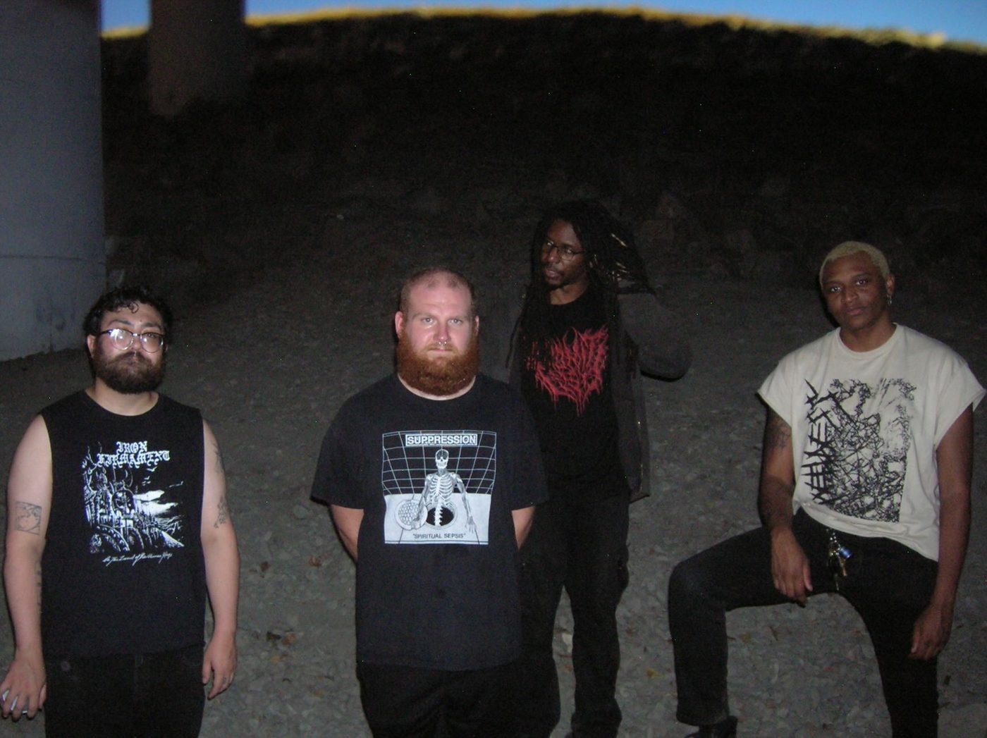 New Brunswick blackened screamo band CASCA bring years of DIY history and personal wreckage into their debut EP 9 CASCA live at Hell's Gate
