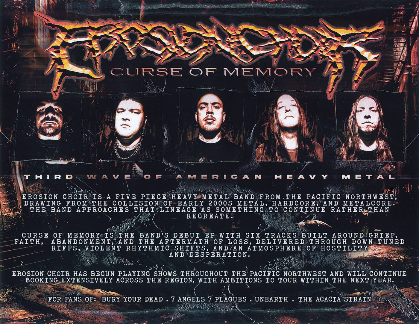 EROSION CHOIR unlocks twisted, unhinged metalcore madness with "Faith Based Flagellation Contract" video 2 Erosion Choir