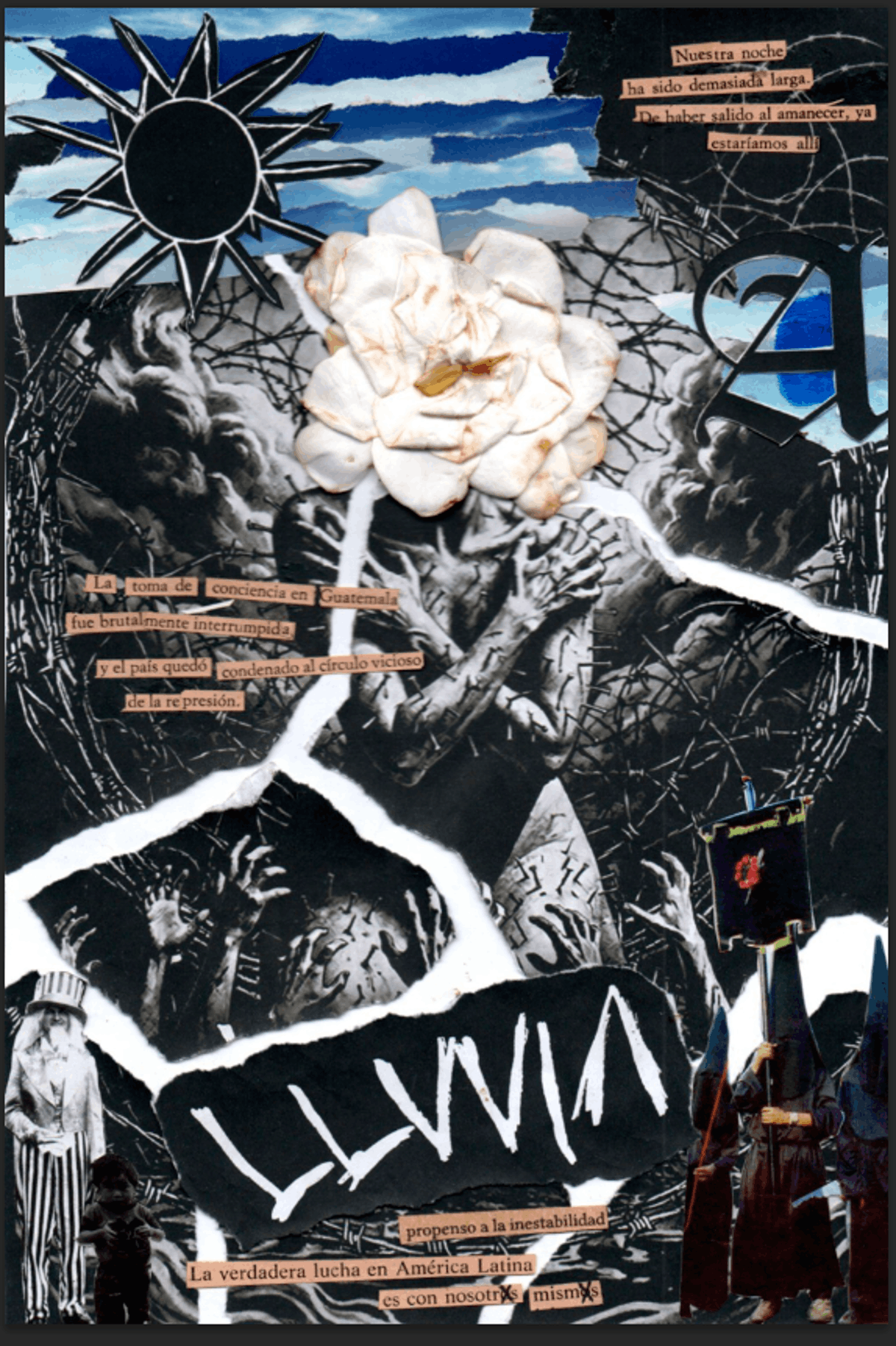 Guatemala crust punks LLVVIA bring three different routes through the local underground into their self-titled debut 25 LLVVIA