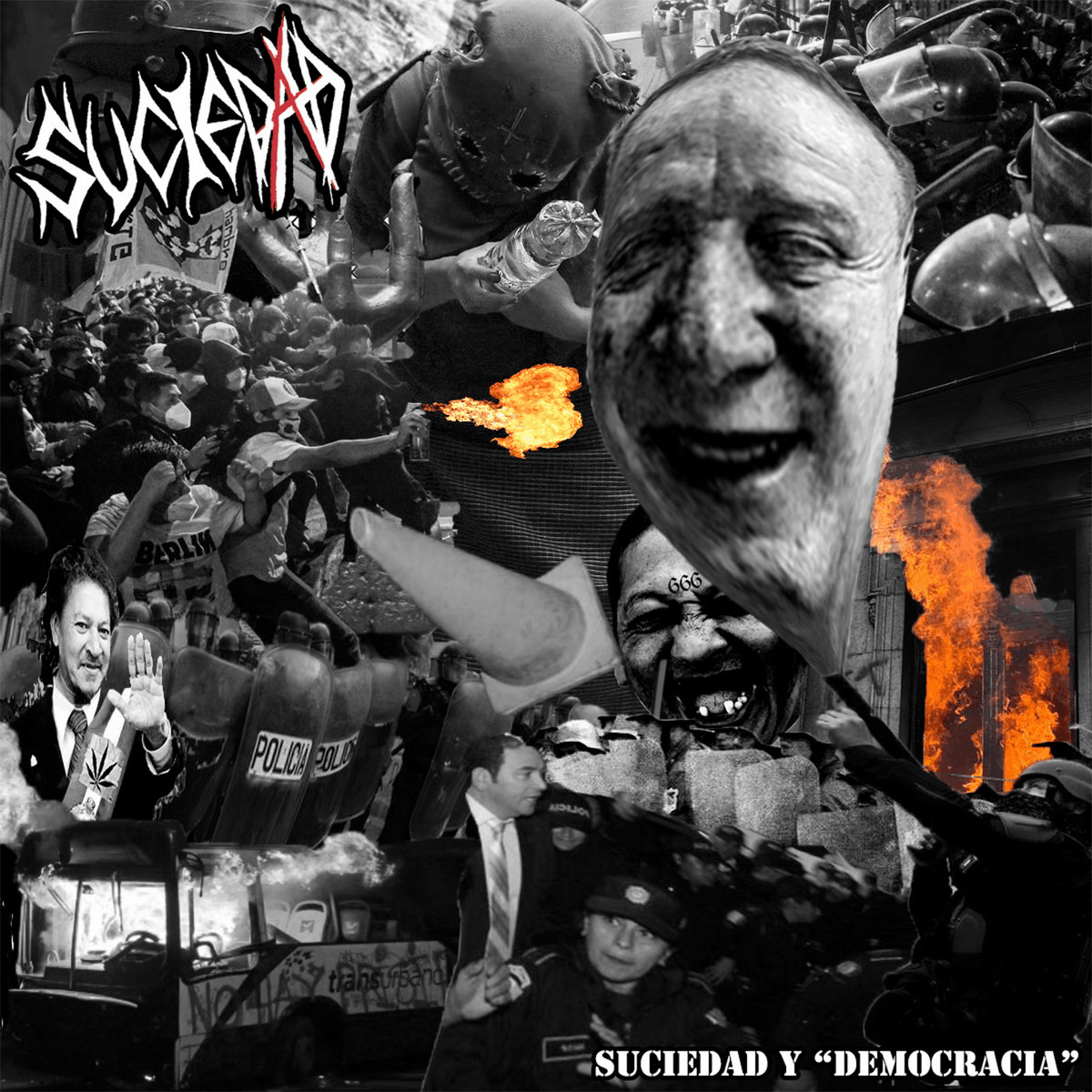 Guatemala crust punks LLVVIA bring three different routes through the local underground into their self-titled debut 9 Suciedad
