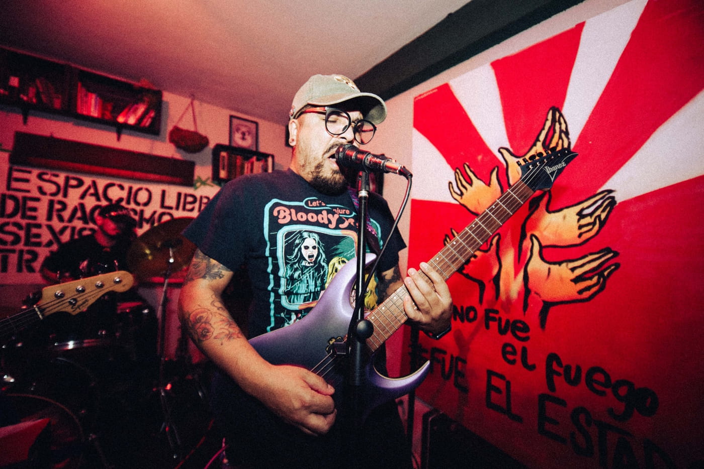 Guatemala crust punks LLVVIA bring three different routes through the local underground into their self-titled debut 24 LLVVIA by Adolfo Batz