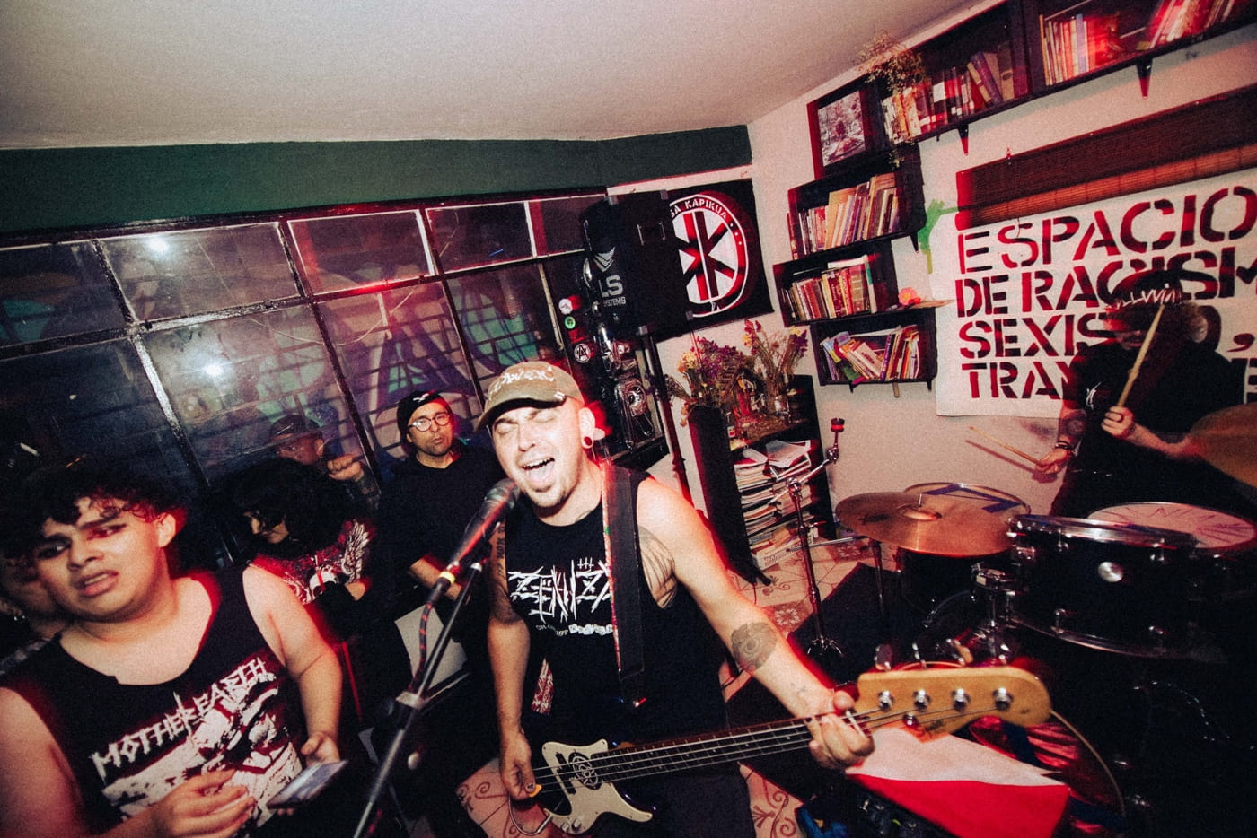 Guatemala crust punks LLVVIA bring three different routes through the local underground into their self-titled debut 13 LLVVIA by Adolfo Batz