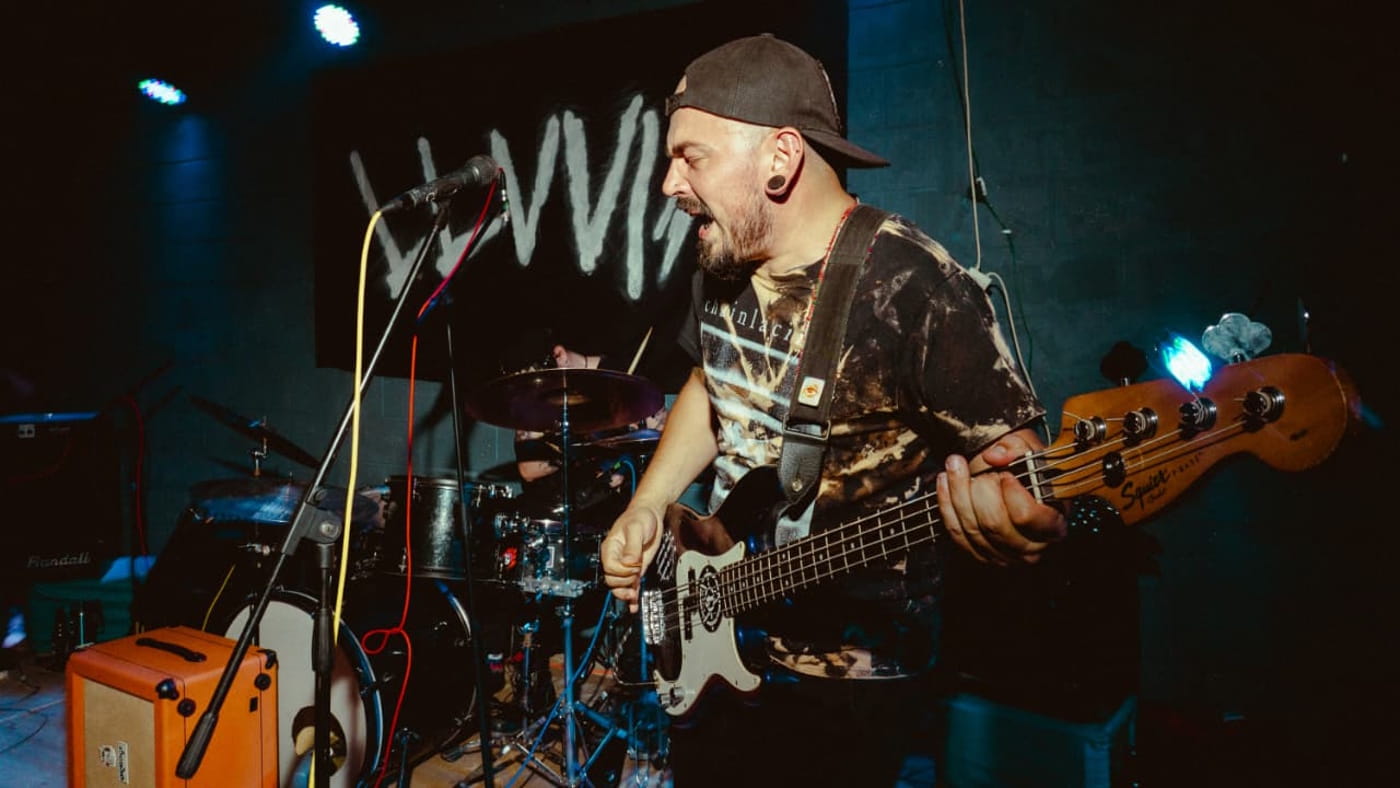 Guatemala crust punks LLVVIA bring three different routes through the local underground into their self-titled debut 7 LLVVIA by Hawk AlexE