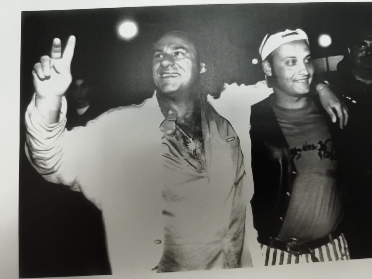 From Scampia to Teatro Ariston: Fiori del Male, a Gulf War song and 35 years of underground history 4 Peppe Lanzetta and Nunzio Ciccone of Fiori del Male, NonSoloBronx, Naples 1996, by Sergio Siano