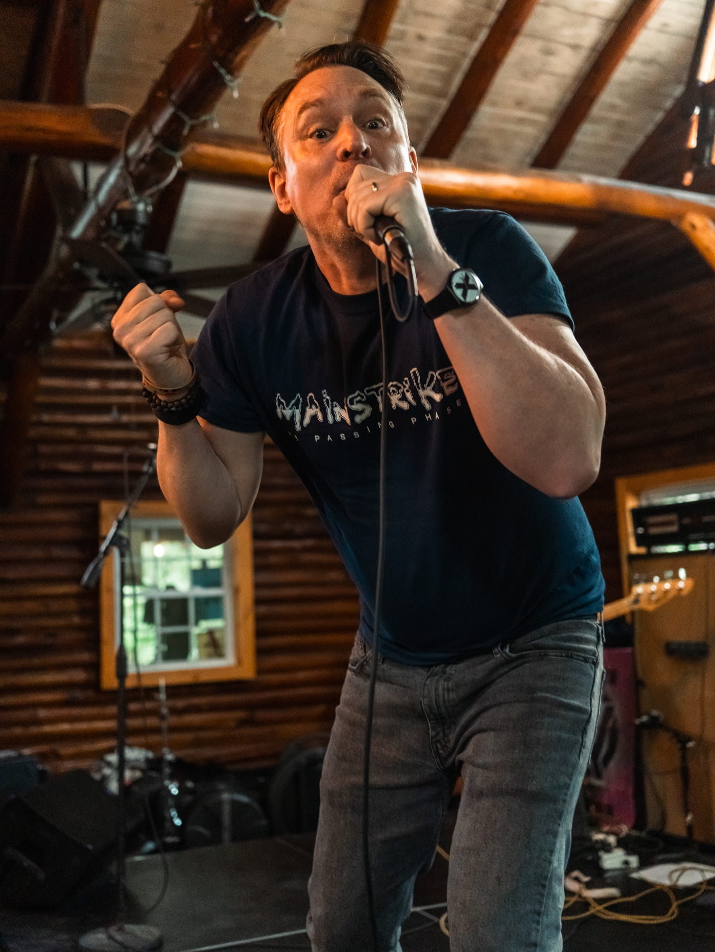 NJ/Baltimore hardcore band Wall Breaker finish their second LP, with Poison Idea in the mix and GO! back on the bill 16 Wall Breaker, by Brian / Clairvoyant Productions